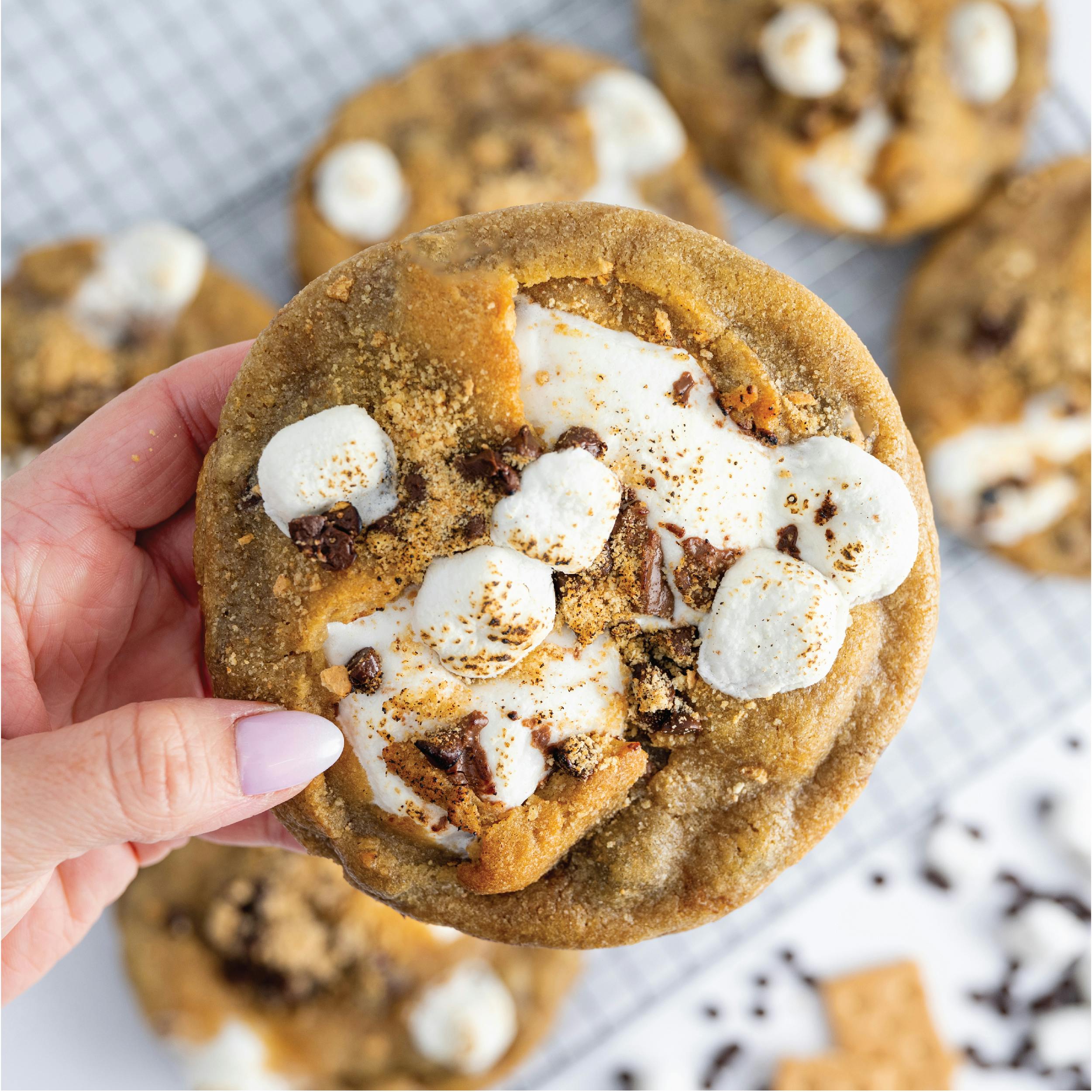 S'more Stuffed Cookies - 12 Pack by Sweet E's Bake Shop - Alternate image 2