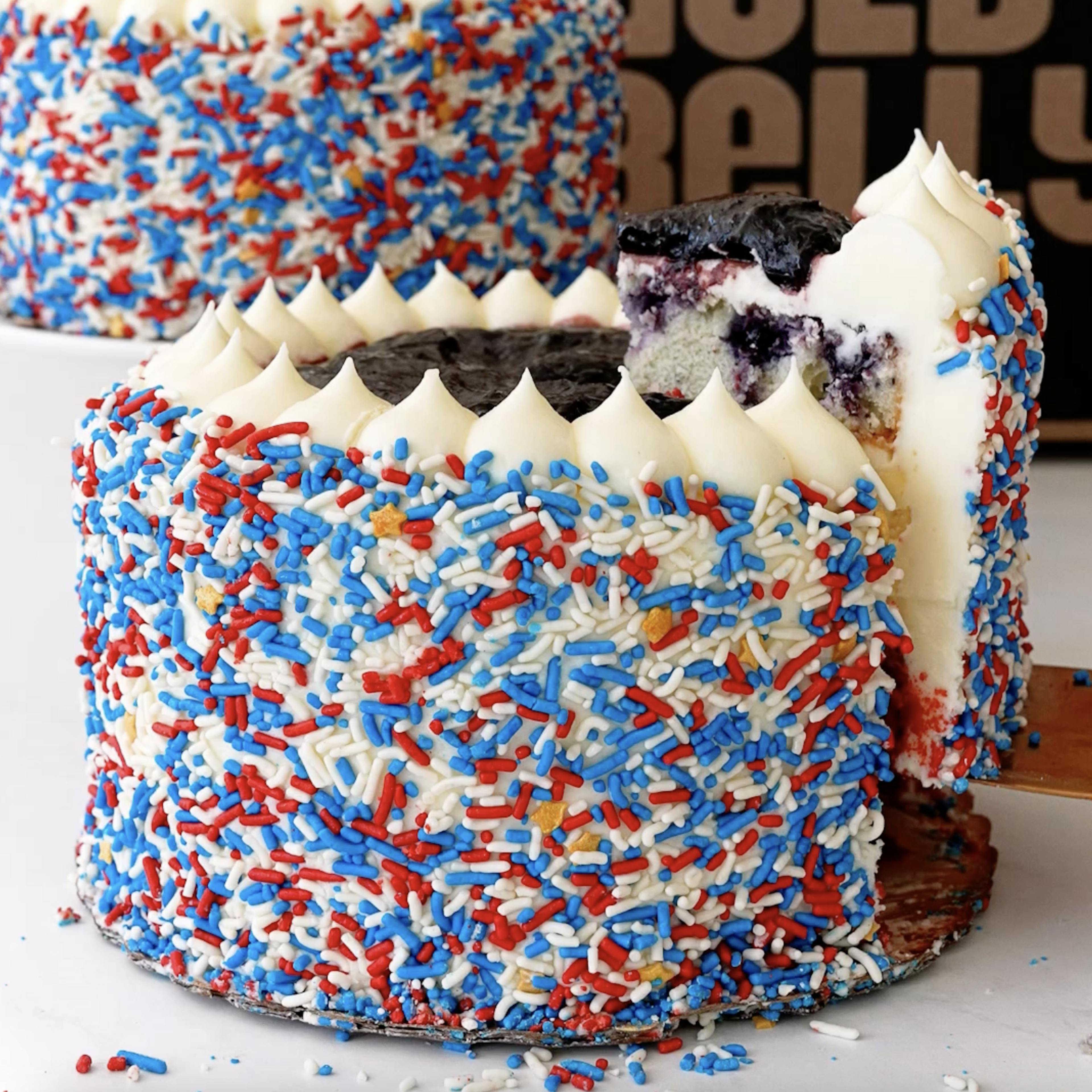 Red, White & Blueberry PieCaken by PieCaken Bakeshop - Alternate image 1