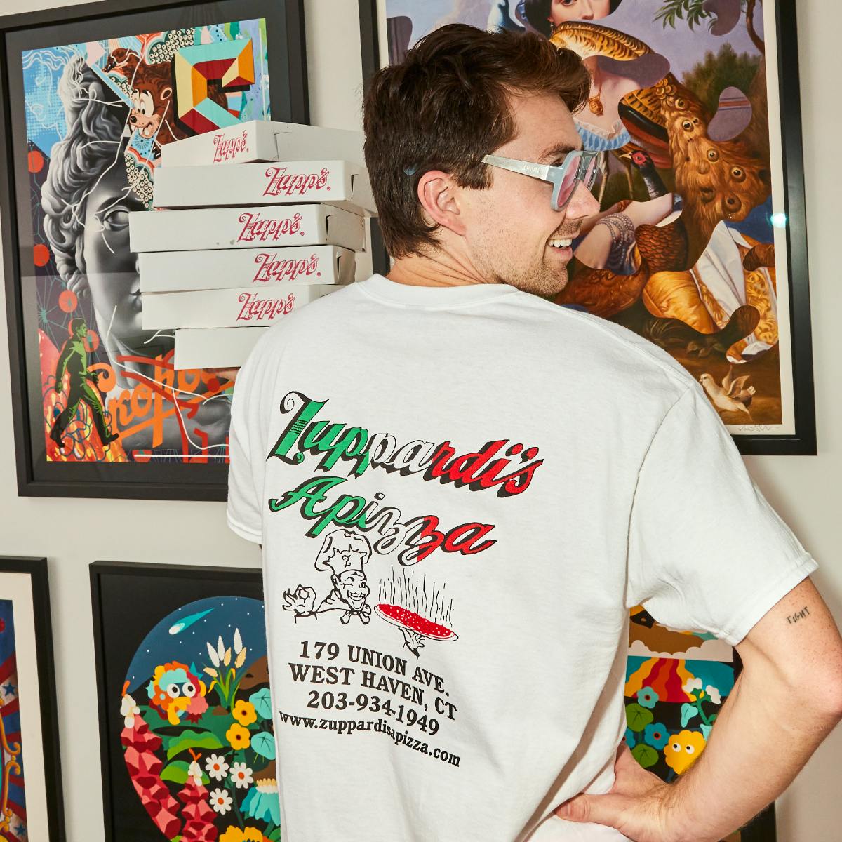 New Haven-Style Pizza + T-Shirt Gift Set by Zuppardi's Apizza - Alternate image 1