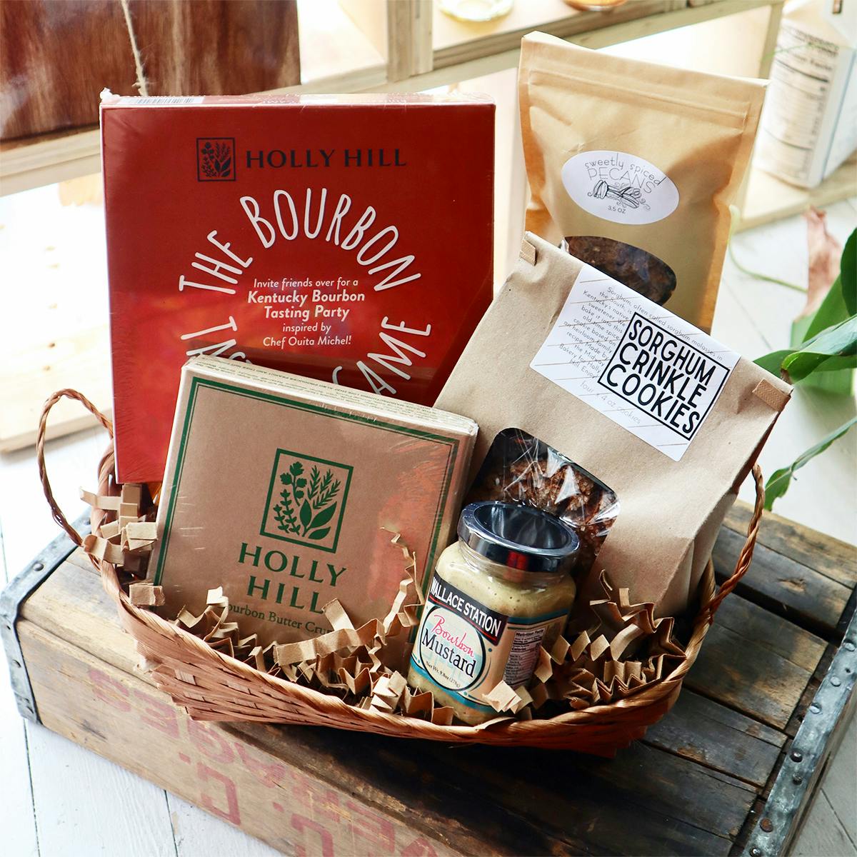 Bluegrass Bourbon Lovers Gift Basket by Holly Hill