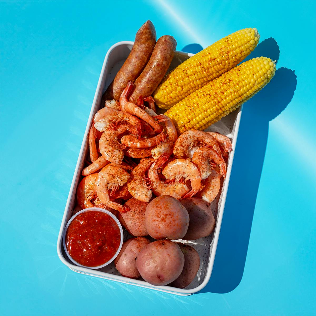 Gulf Shrimp Low Country Boil for 4 by Gulf Shores Seafood Market