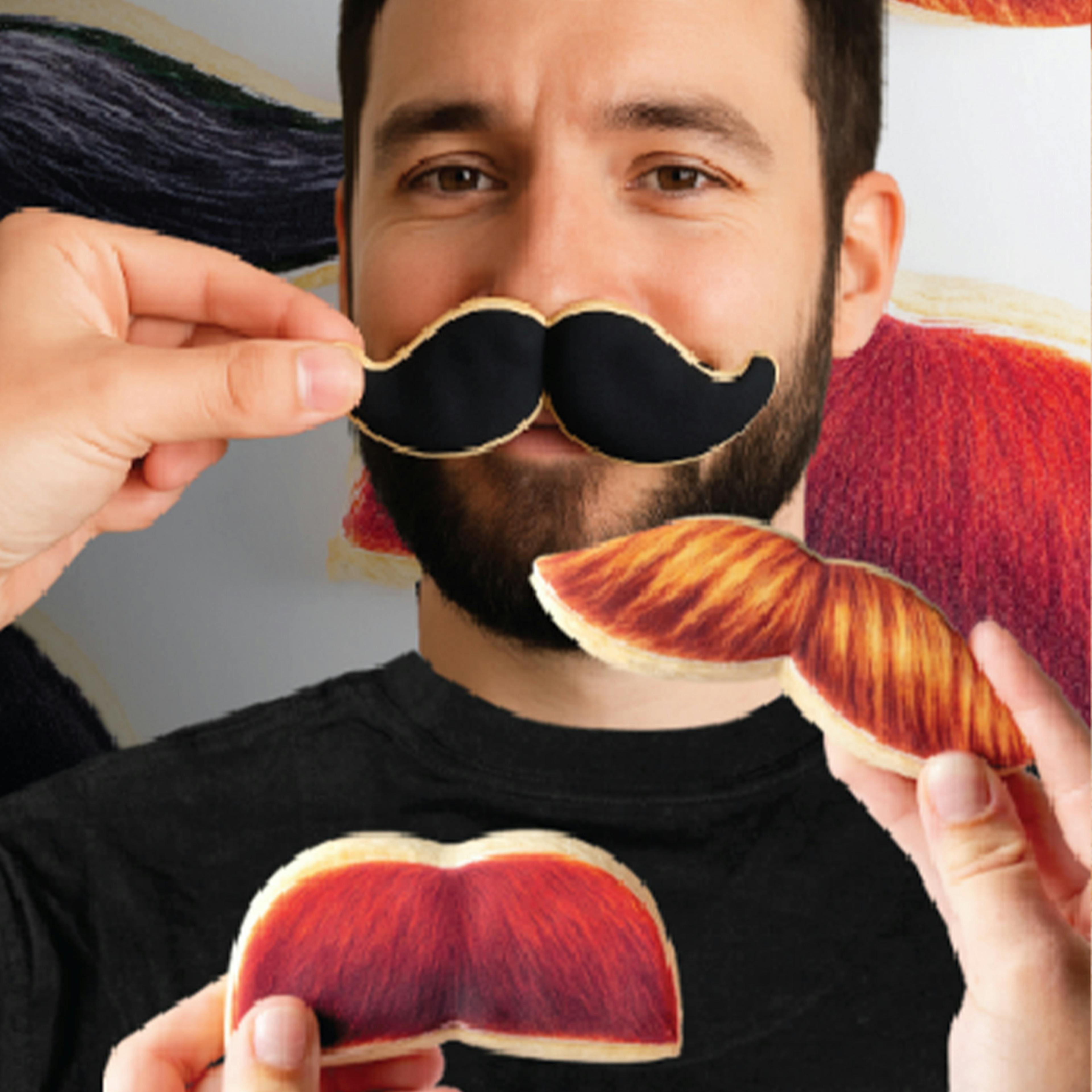 Father's Day Mustache Shortbread Cookies - 8 Pack by Sweet E's Bake Shop - Alternate image 1