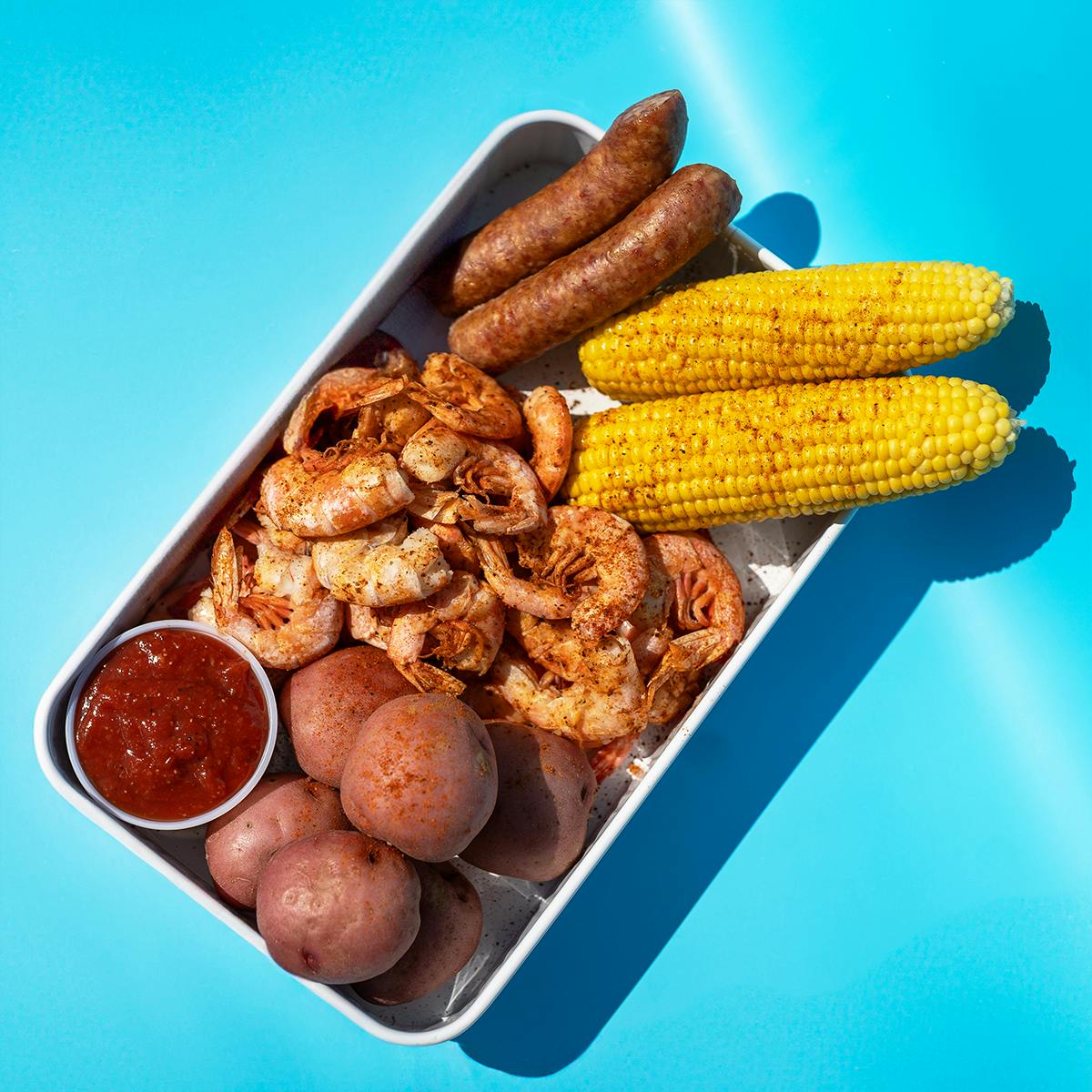 Royal Red Shrimp Low Country Boil for 2 by Gulf Shores Seafood Market