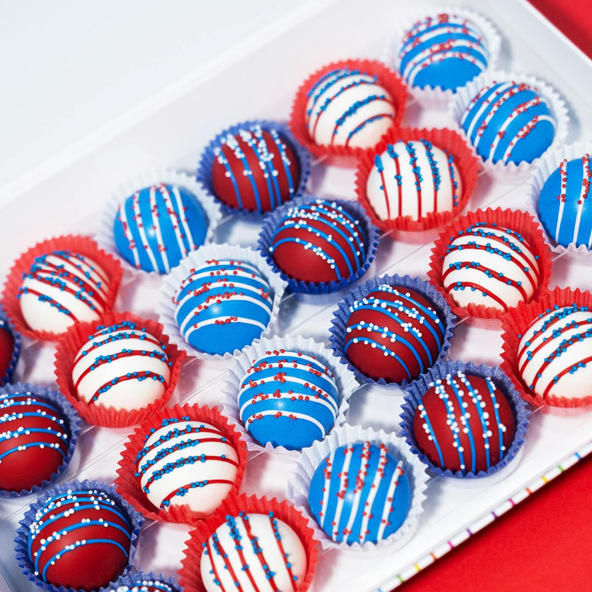 Patriotic Cake Balls by Flour Shop - Alternate image 1