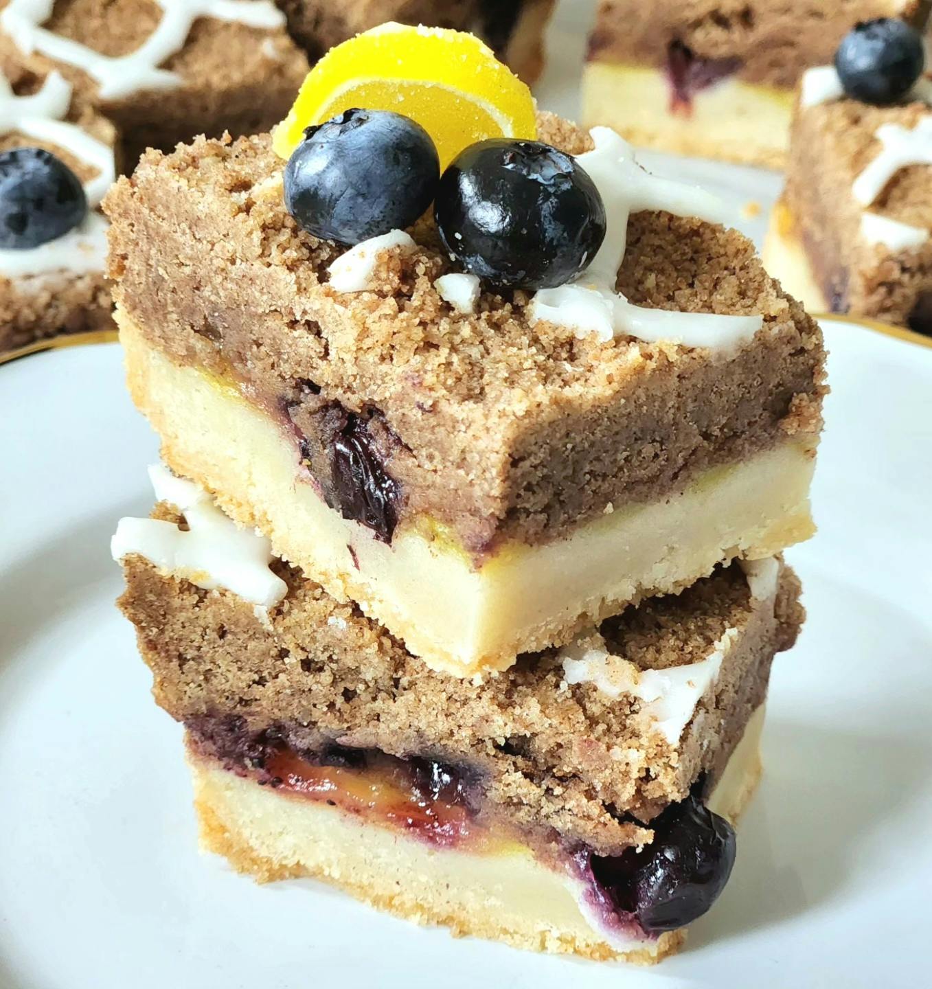 Blueberry Lemon Pie Spice Shortbread Tray by Shortbread Society - Alternate image 2