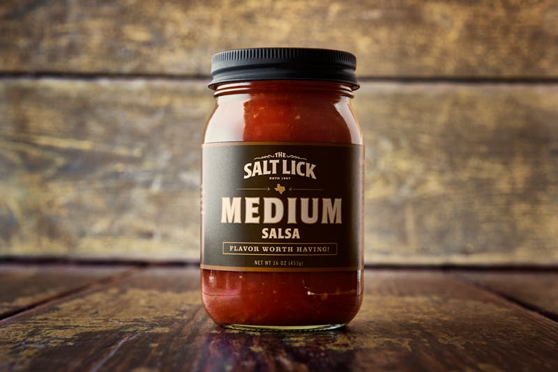 Medium Salsa - 16 oz. by Salt Lick BBQ