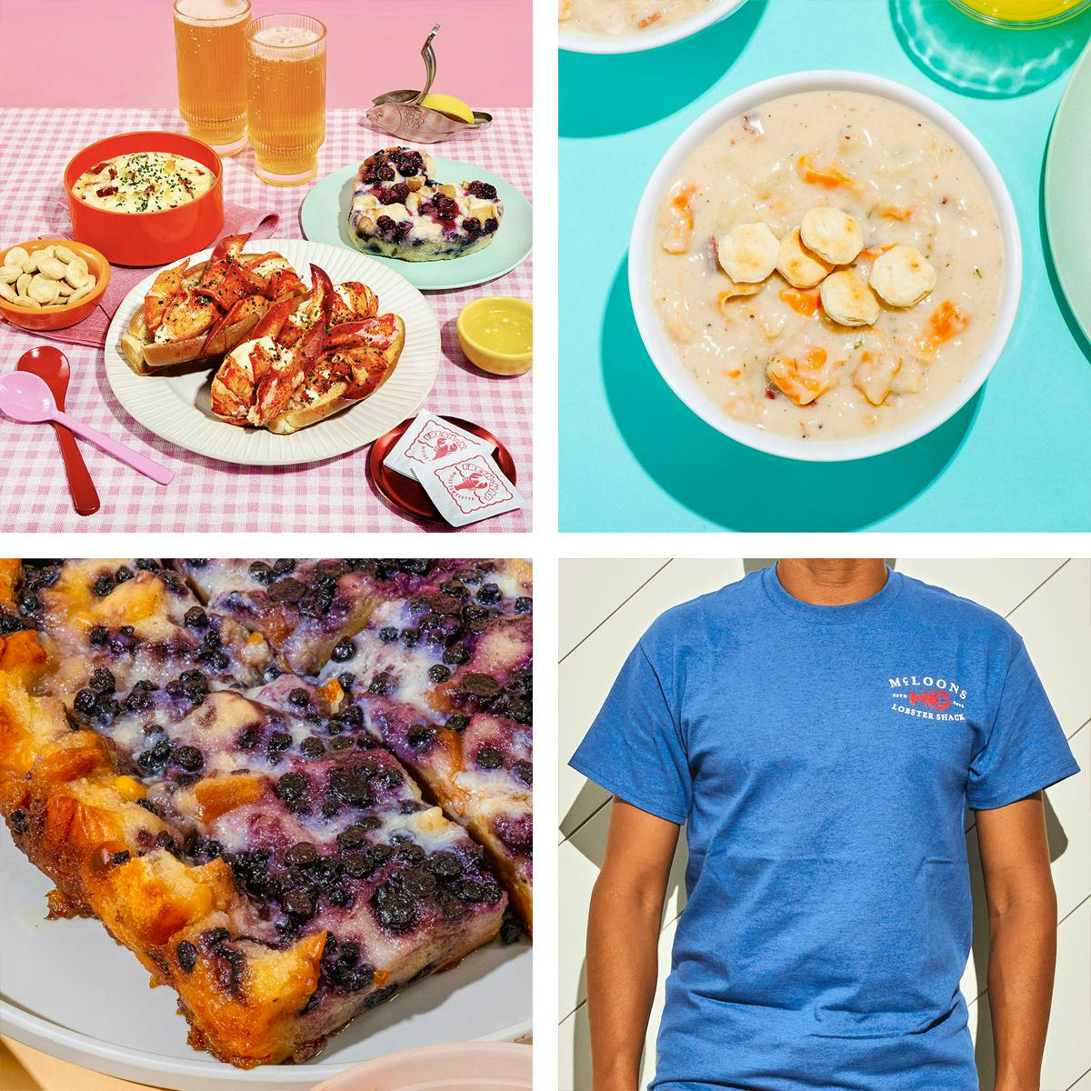 McLoons Maine Lobster + T-Shirt Gift Box by McLoons Lobster Shack