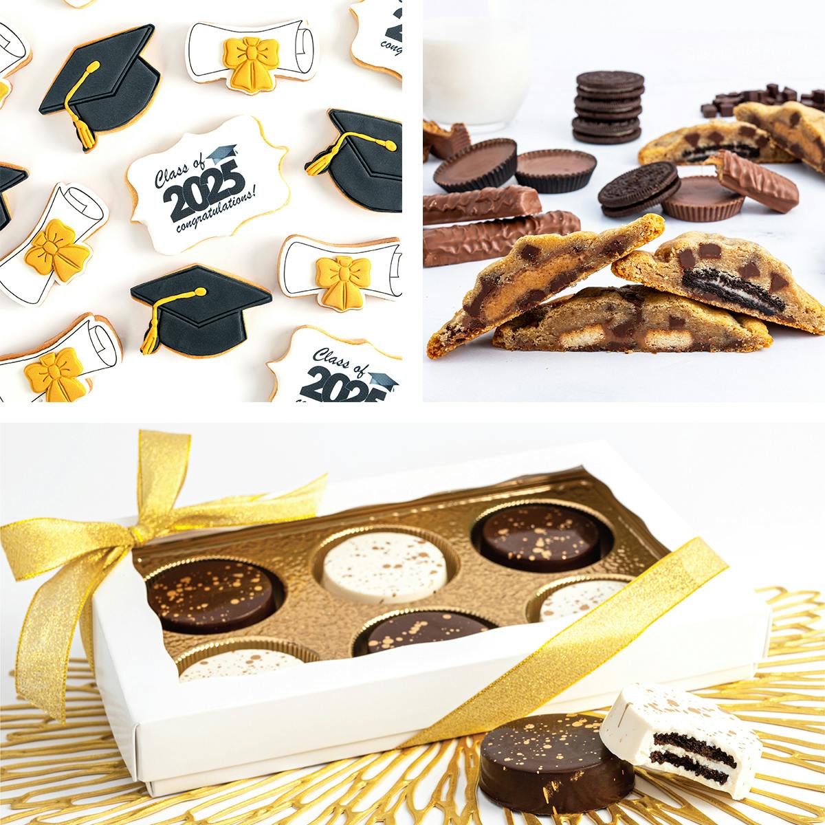 Graduation Cookie Sampler - 18 Pack by Sweet E's Bake Shop