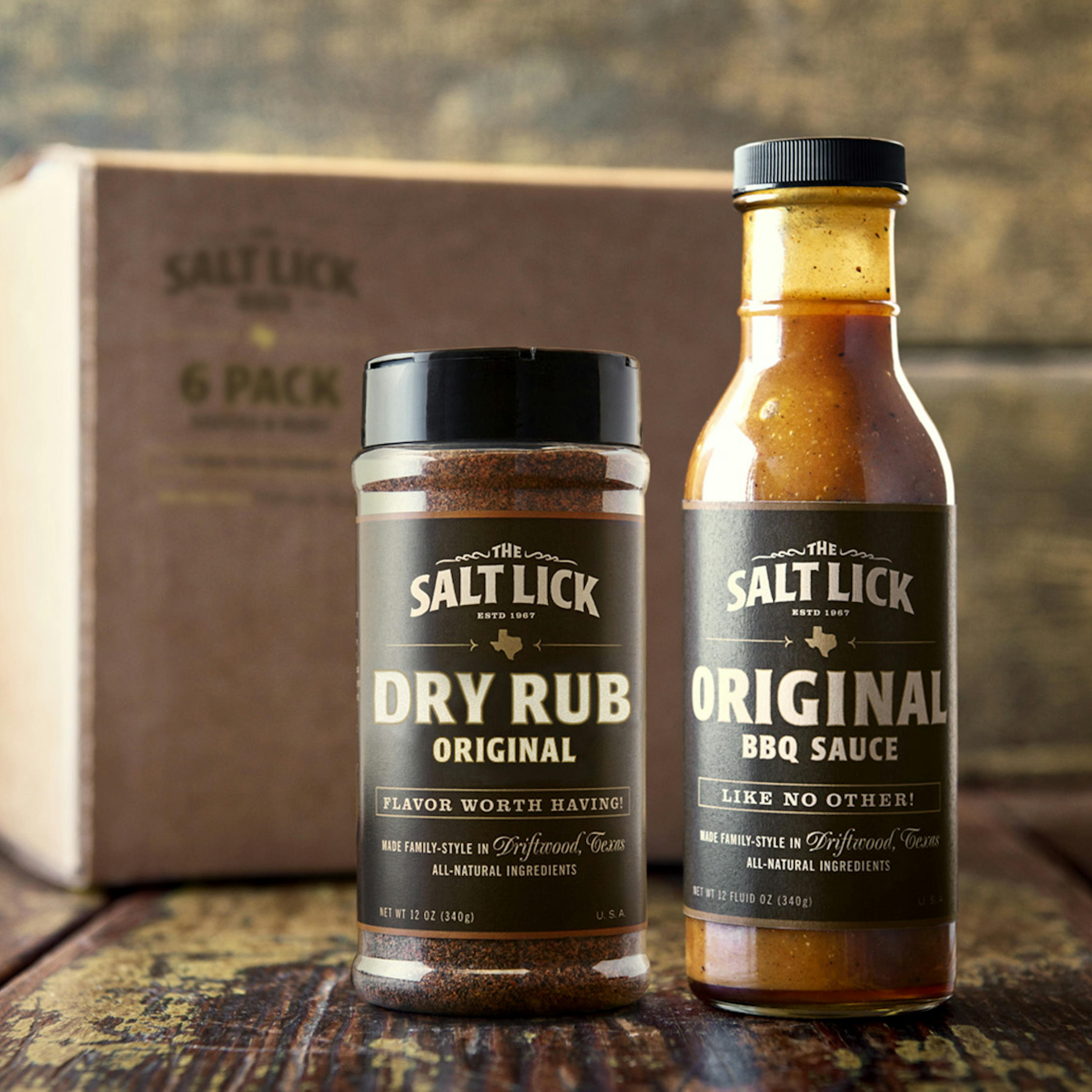 Sauce & Dry Rub Gift Set - Choose Your Own 12 Pack by Salt Lick BBQ