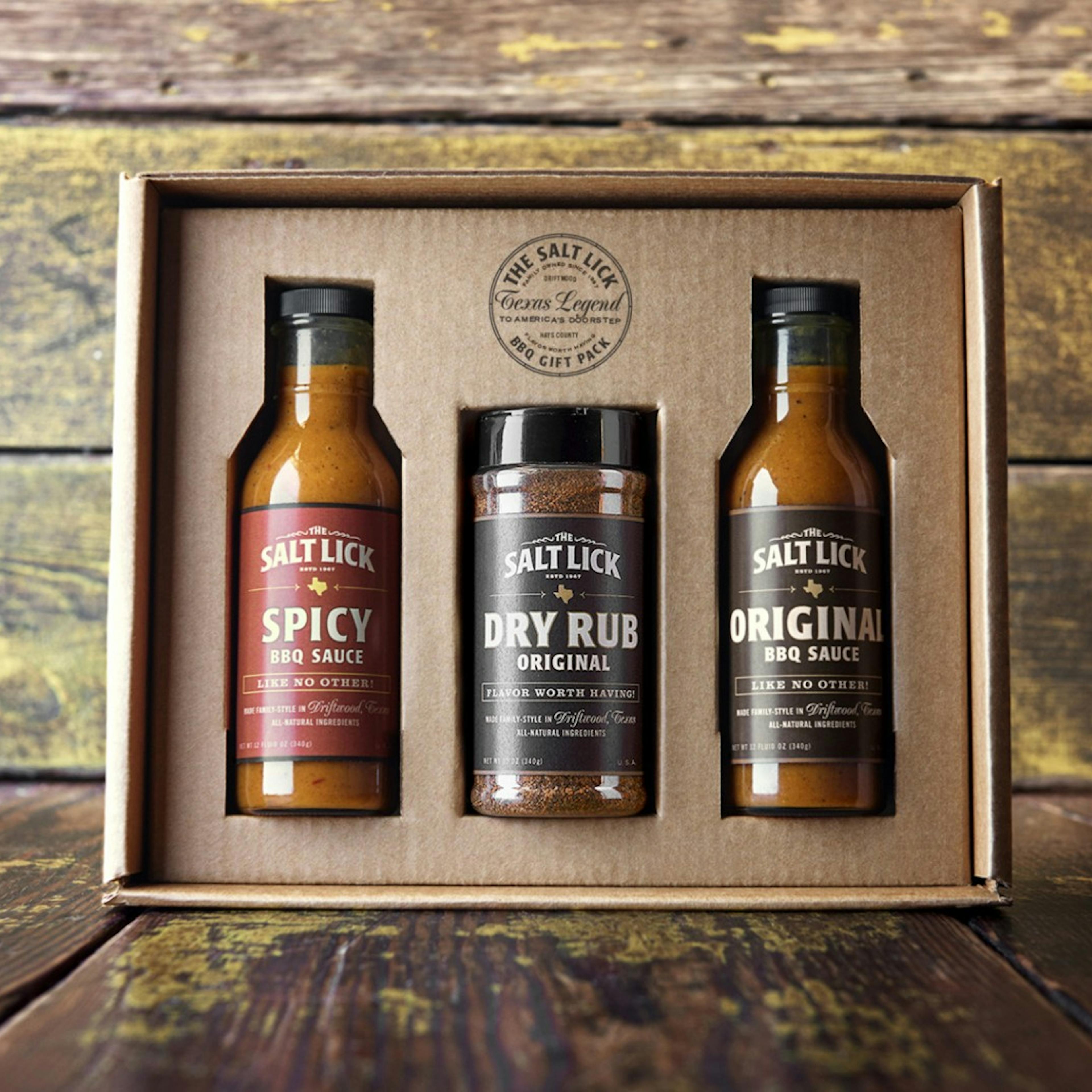 Sauce & Dry Rub Gift Set - Choose Your Own 12 Pack by Salt Lick BBQ - Alternate image 1