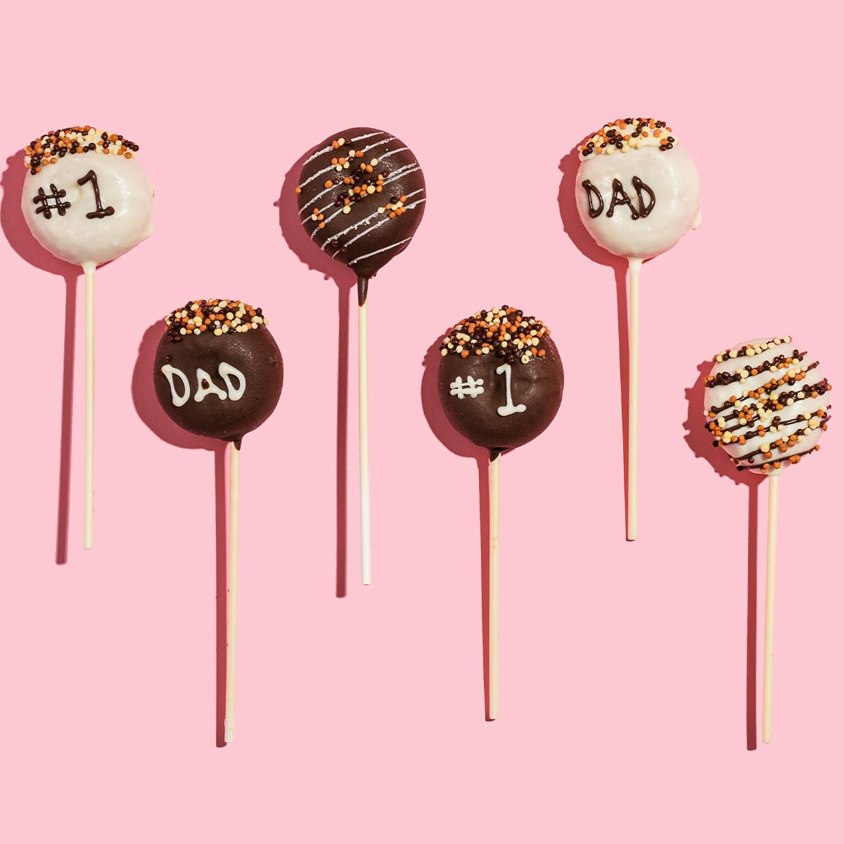 Father's Day Doughnut Cake Pops - 6 Pack by Blackbird Doughnuts