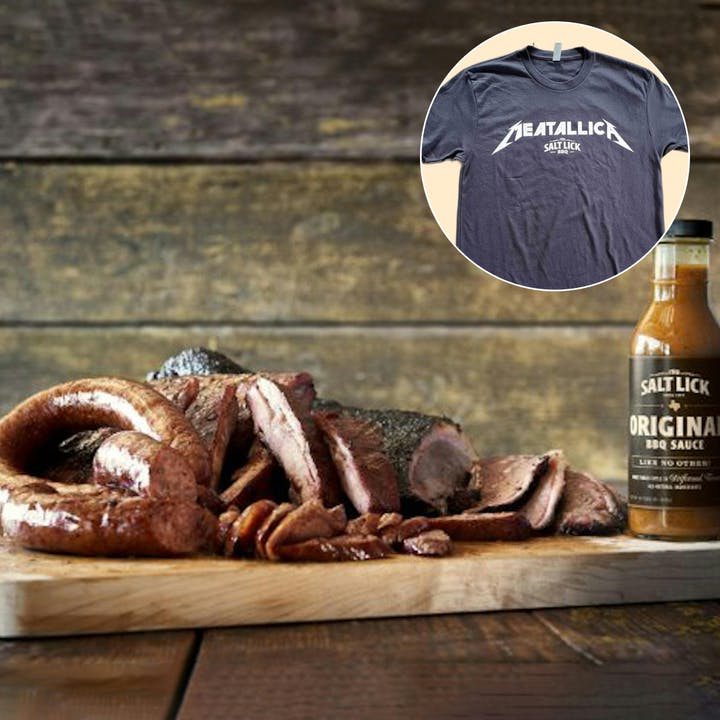 Father's Day Family Style BBQ Sampler + T-Shirt by Salt Lick BBQ