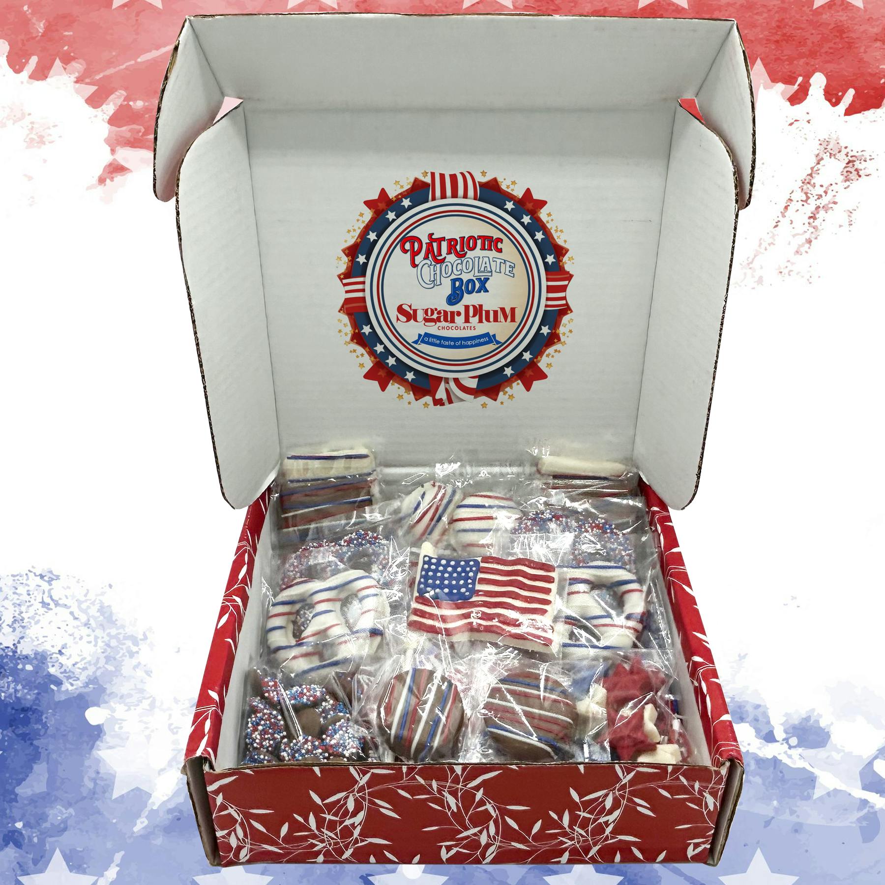 Patriotic Chocolate Box by Sugar Plum - Alternate image 1