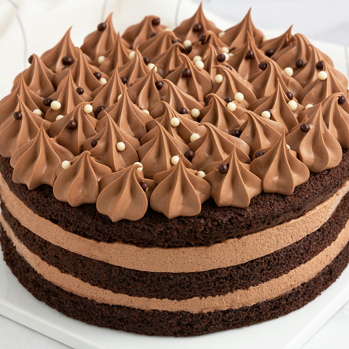 Parisian Chocolate Mousse Cake by Porto's Bakery