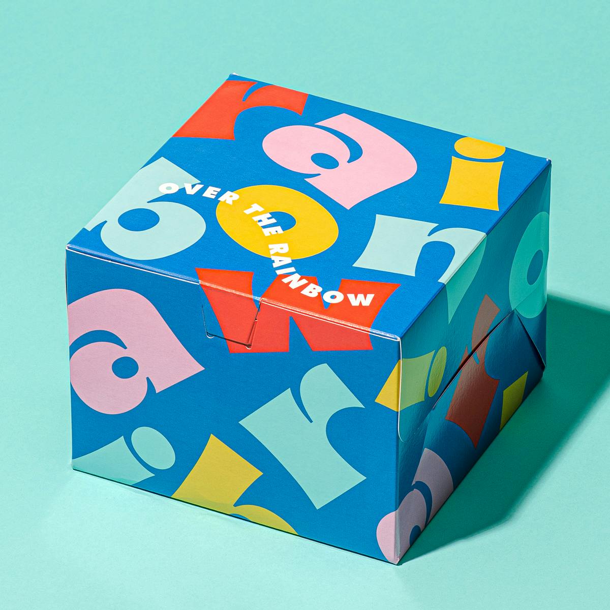 Strawberry 4-Layer Rainbow Cake by Over the Rainbow Cakes - Alternate image 3