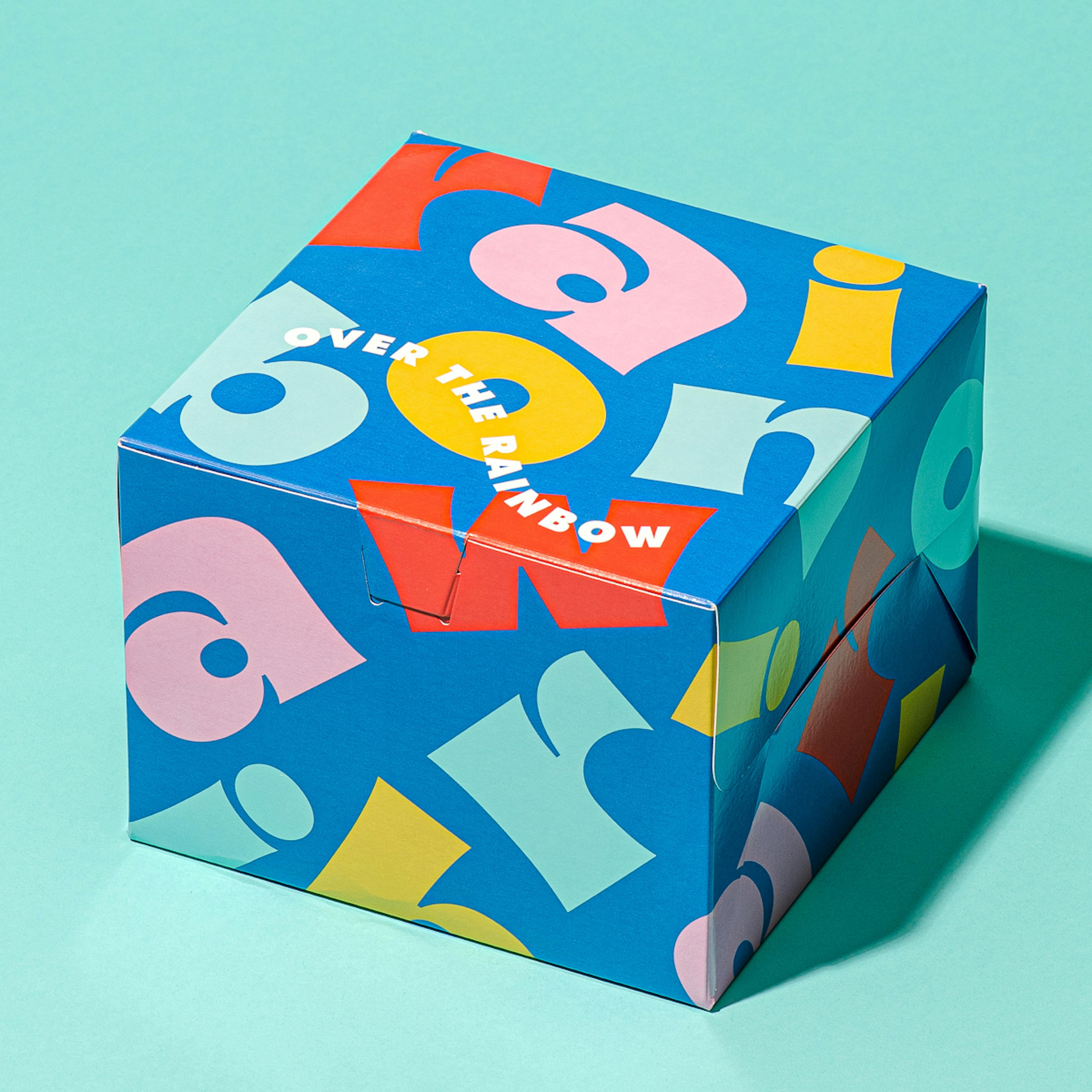 Strawberry 4-Layer Rainbow Cake by Over the Rainbow Cakes - Alternate image 3