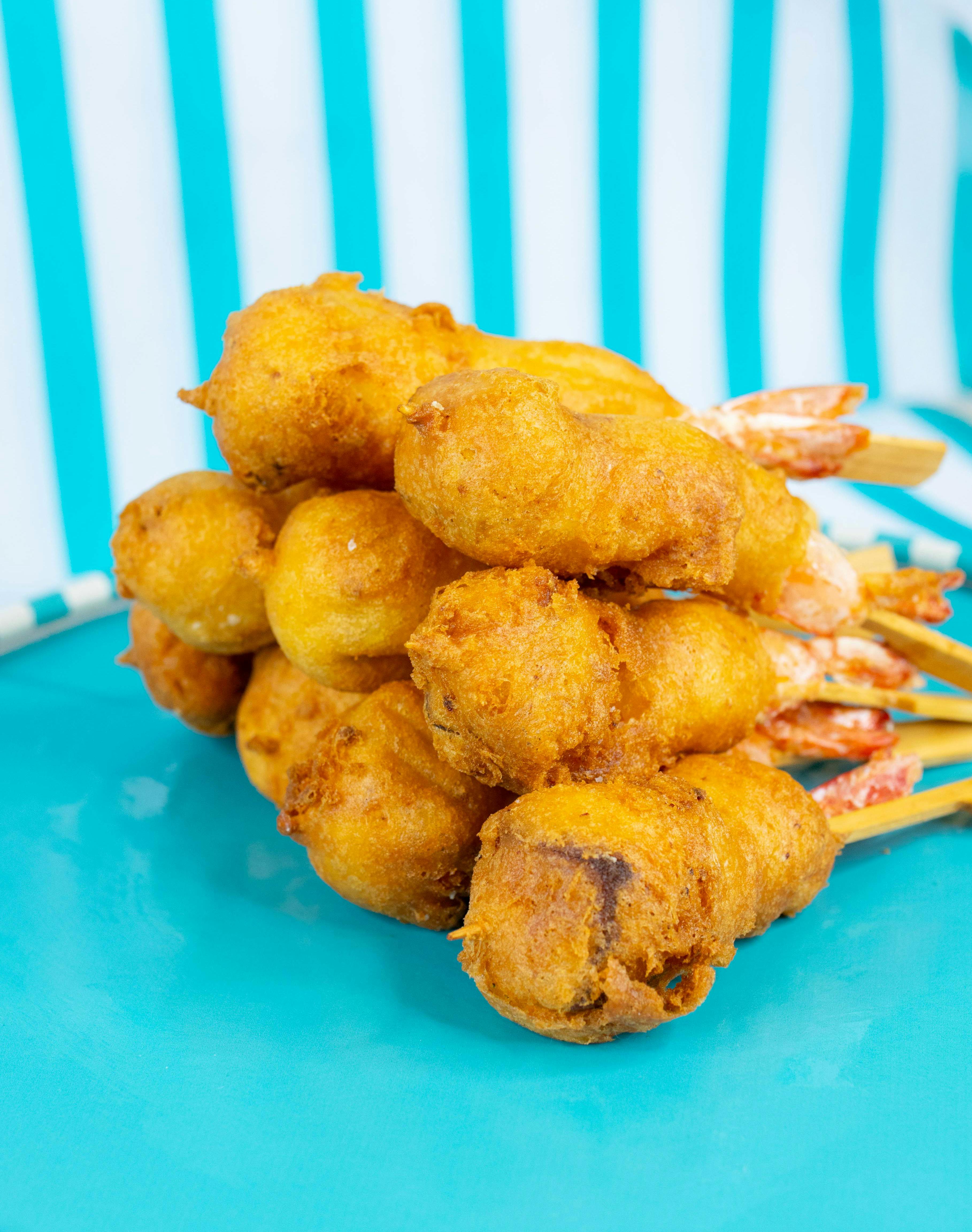Legendary Shrimp Tasso Corndogs by Commander's Palace Goldbelly