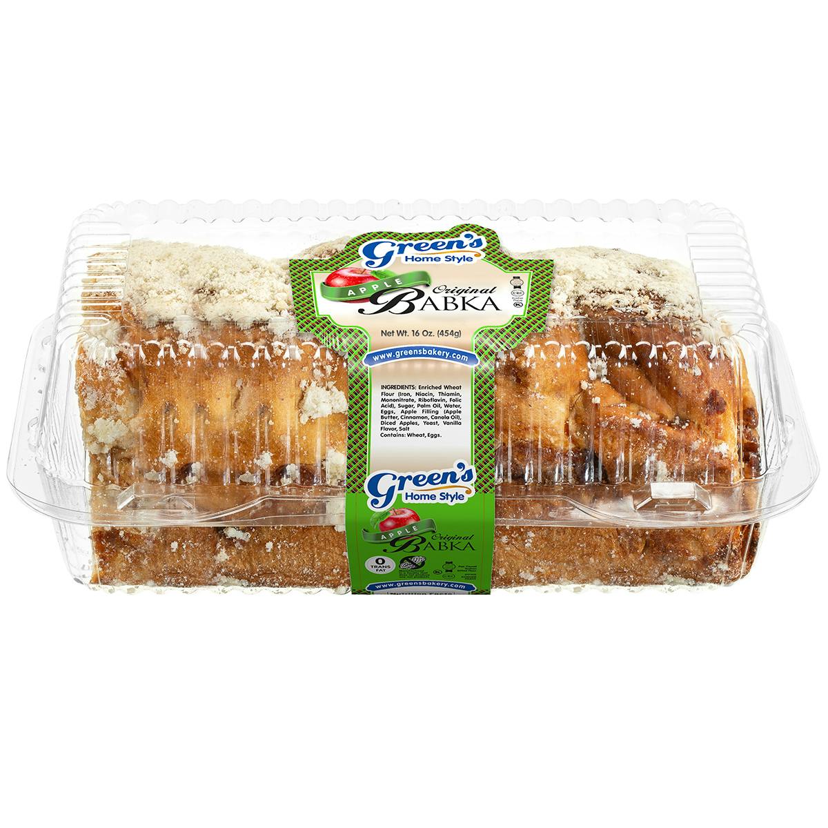 Apple Babka (Kosher) - 2 Pack by Green's Babka