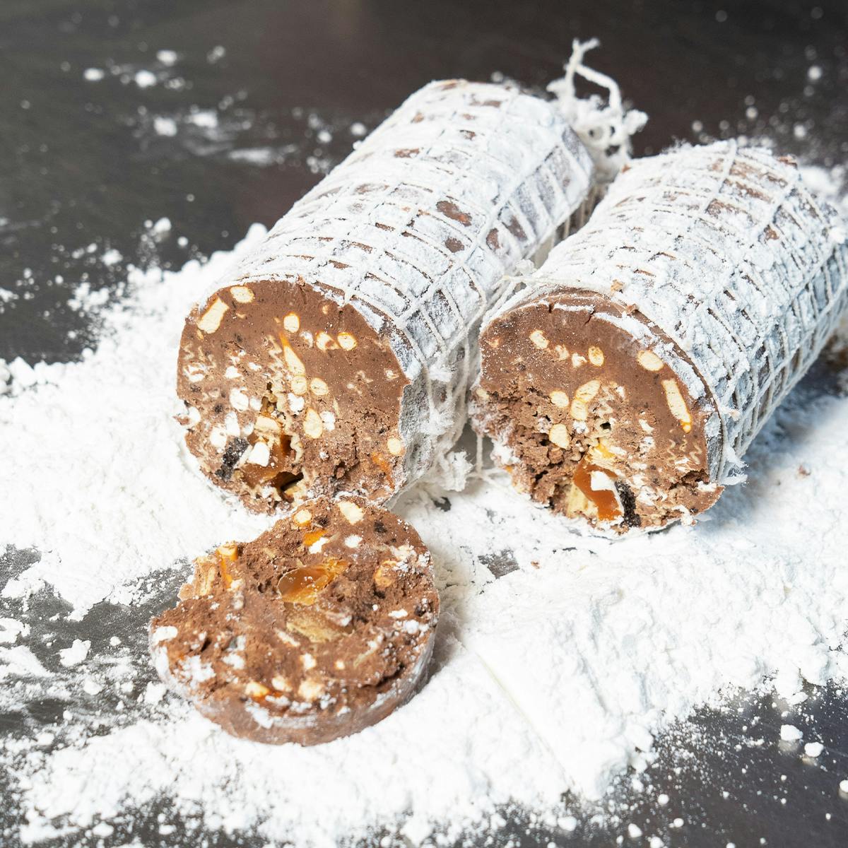 Milk Chocolate Salami by Chef Christian Petroni