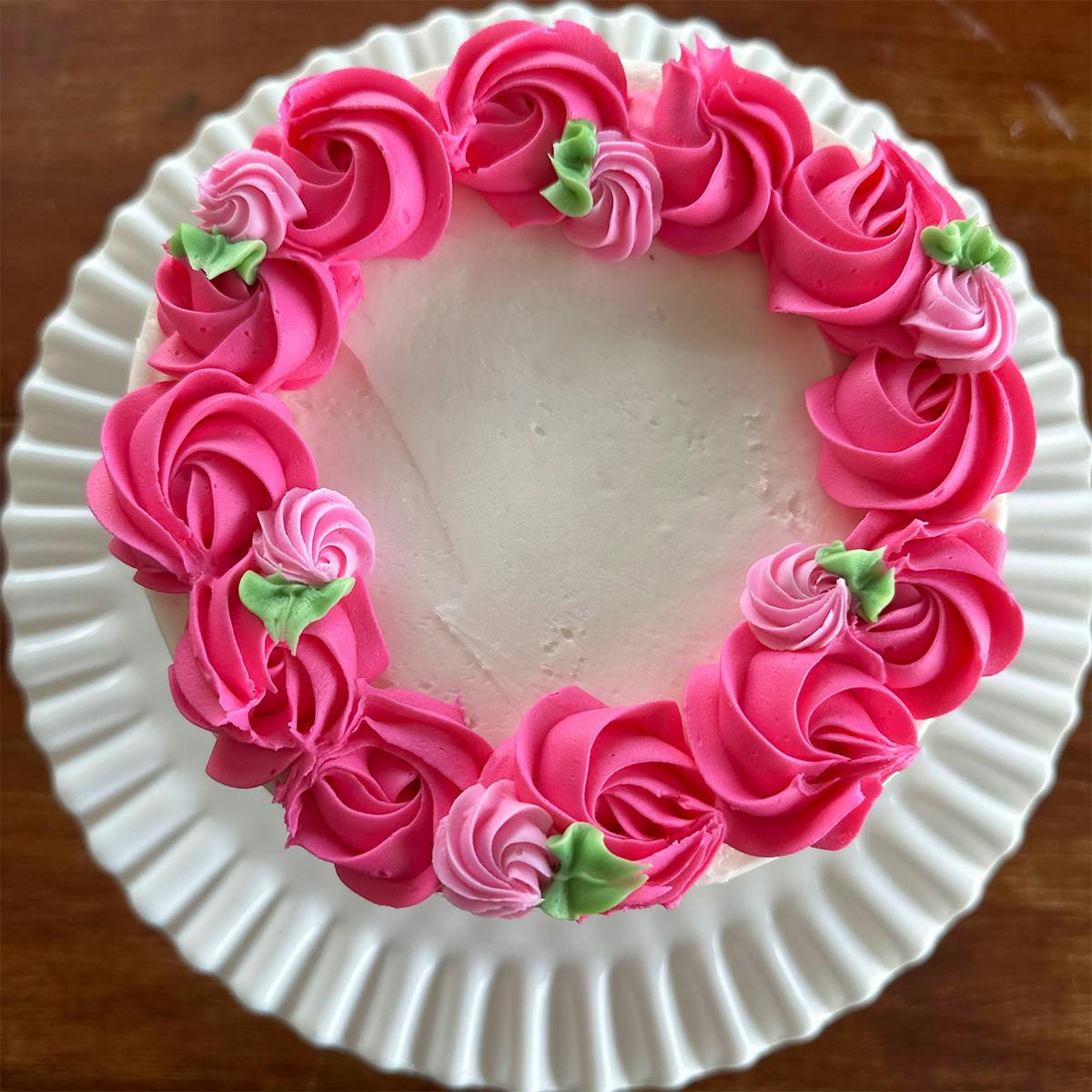 Lemon & Raspberry Sunshine Flower Cake by Blue Owl Bakery