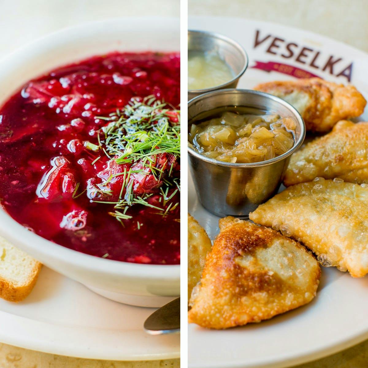 Vegetarian Soup + Pierogis for 2-4 - Choose Your Own by Veselka