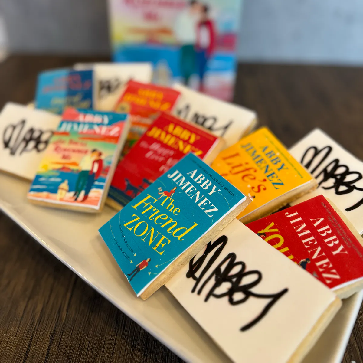 Abby Jimenez Book Cookies - 12 Pack by Nadia Cakes - Alternate image 1