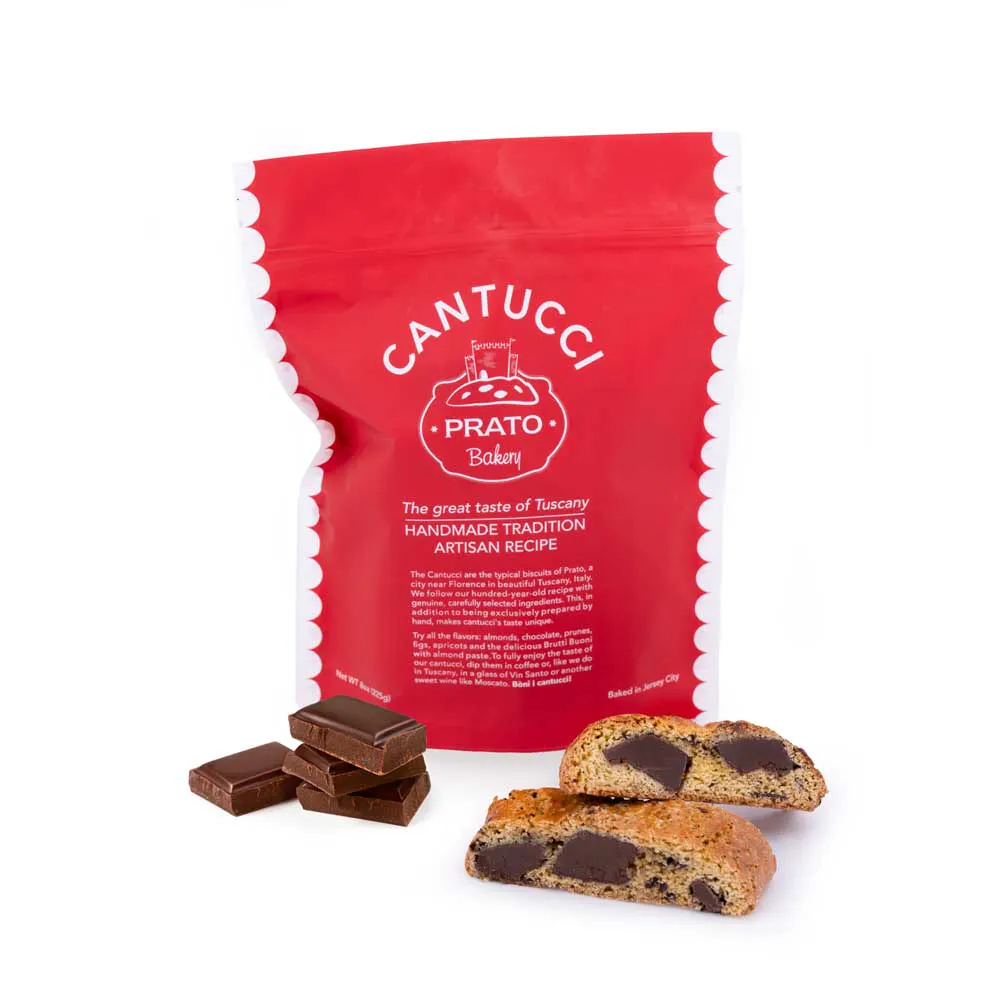 Chocolate Cantucci Biscotti Bag by Prato Bakery