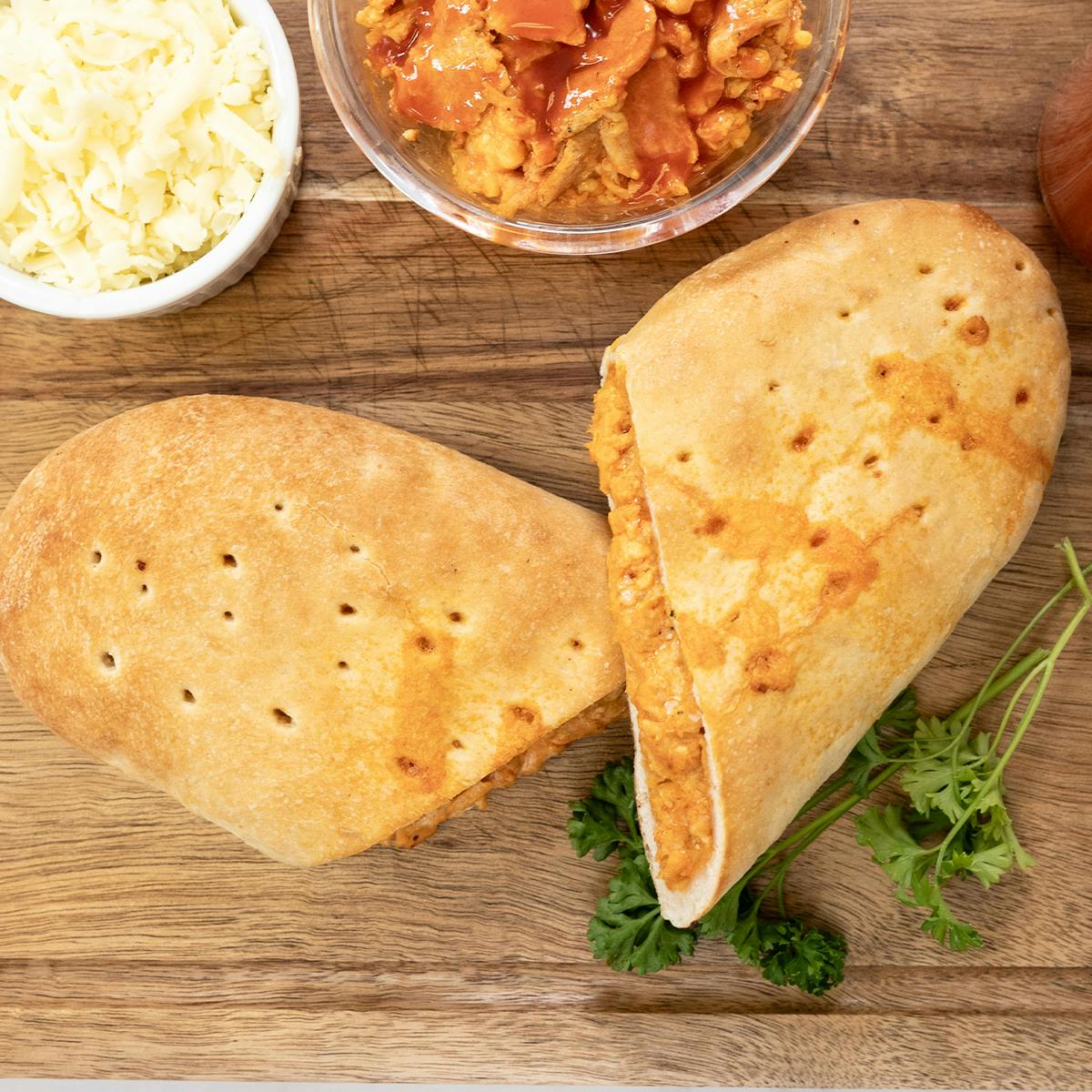 Buffalo Chicken Cheesesteak Specialty Stuffed Bread by Marchiano's Bakery