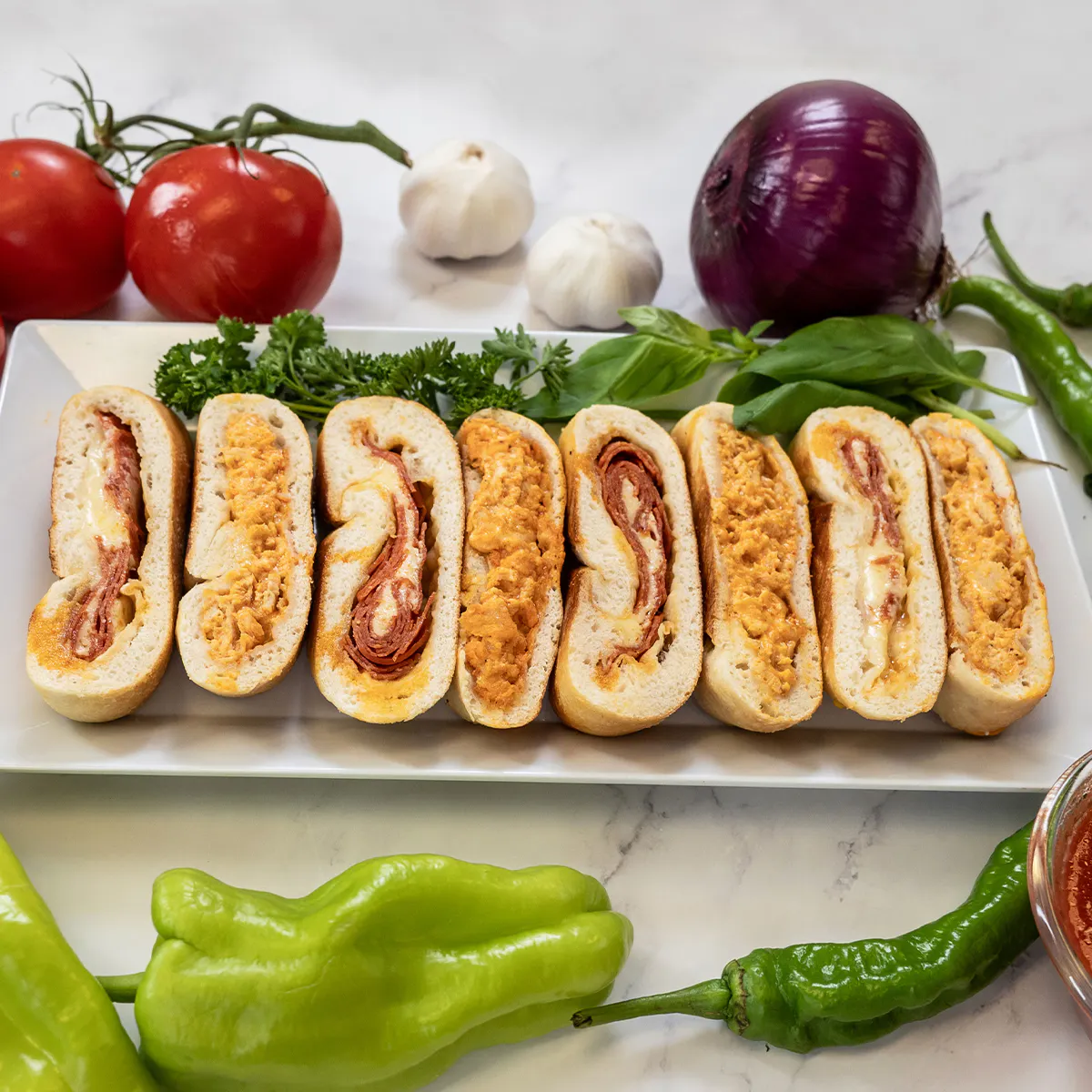 Specialty Stuffed Bread Sampler - 12 Pack by Marchiano's Bakery - Alternate image 6