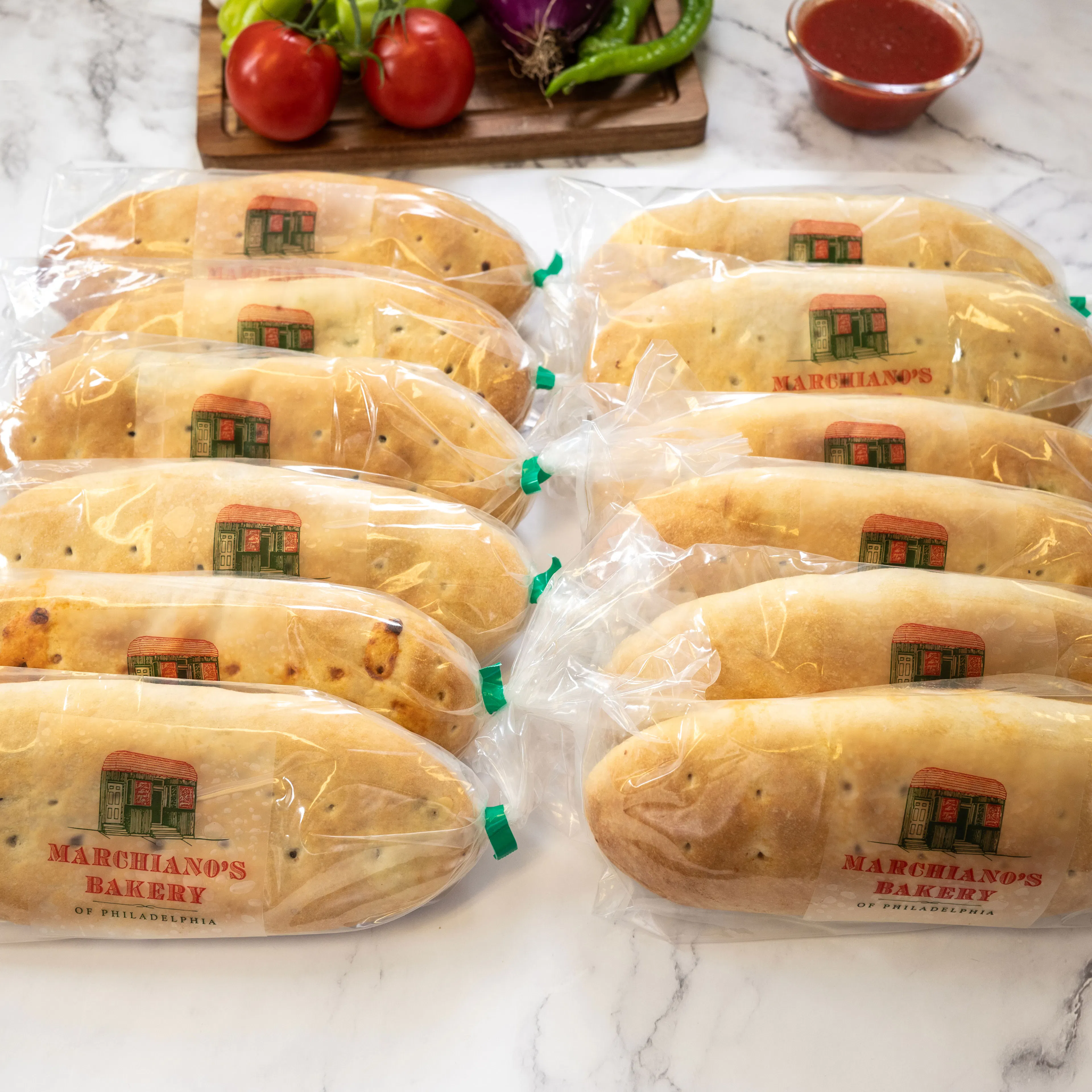Specialty Stuffed Bread Sampler - 12 Pack by Marchiano's Bakery - Alternate image 1