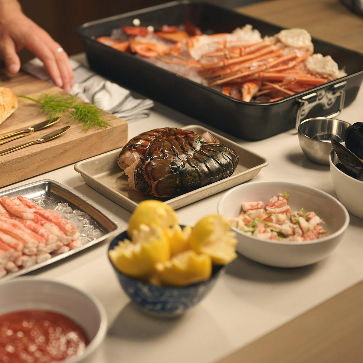 Extravagant Seafood Sampler by Tempus Seafoods