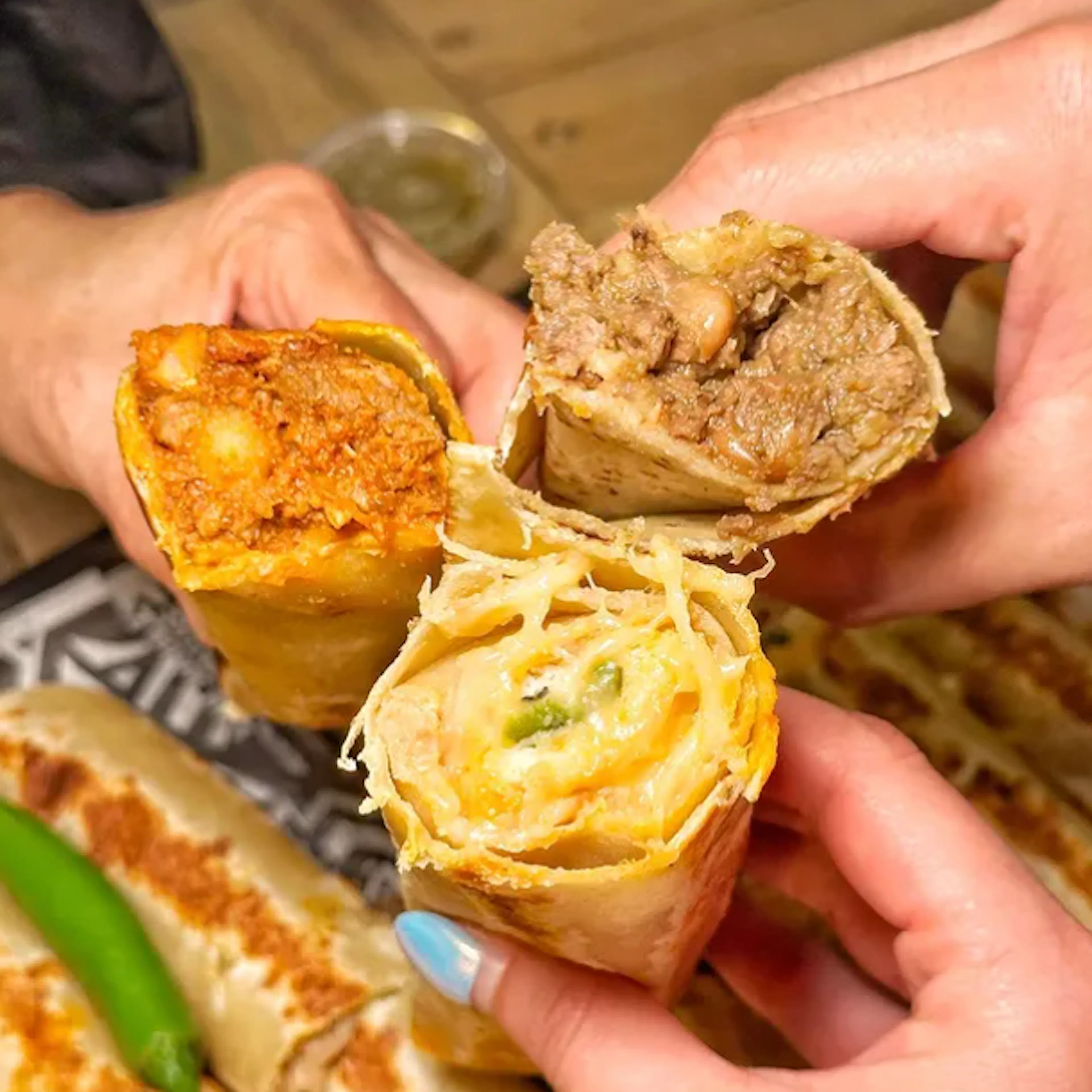 Chihuahua-Style Burrito Sampler - 6 Pack by Los De Juarez Burritos