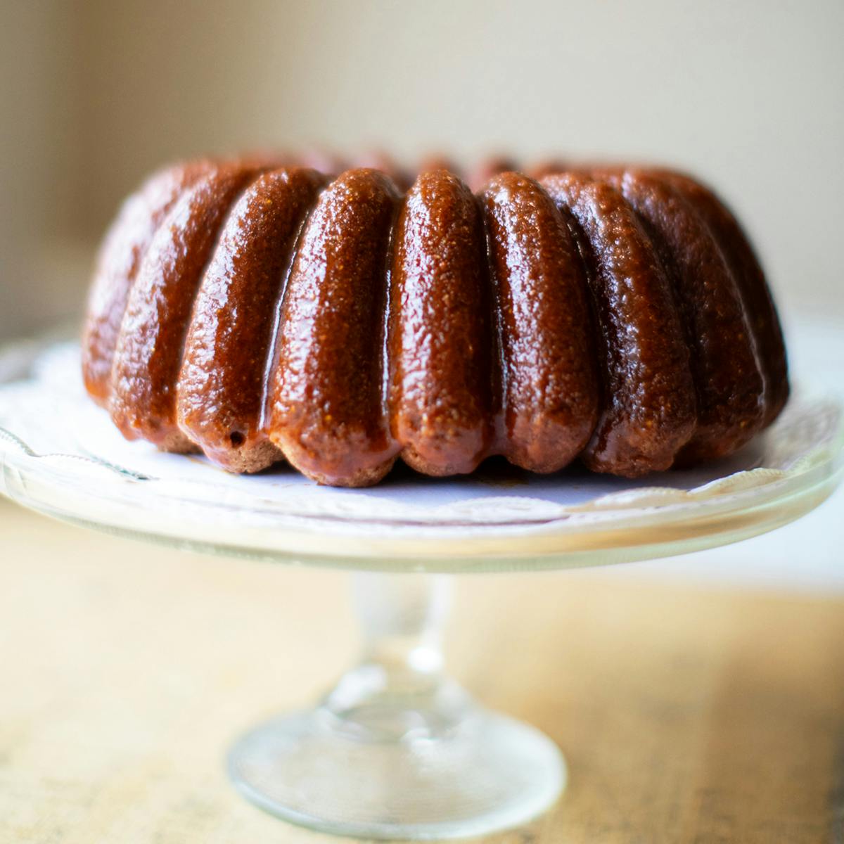 Moonshine Peach Cake by Red Truck Bakery