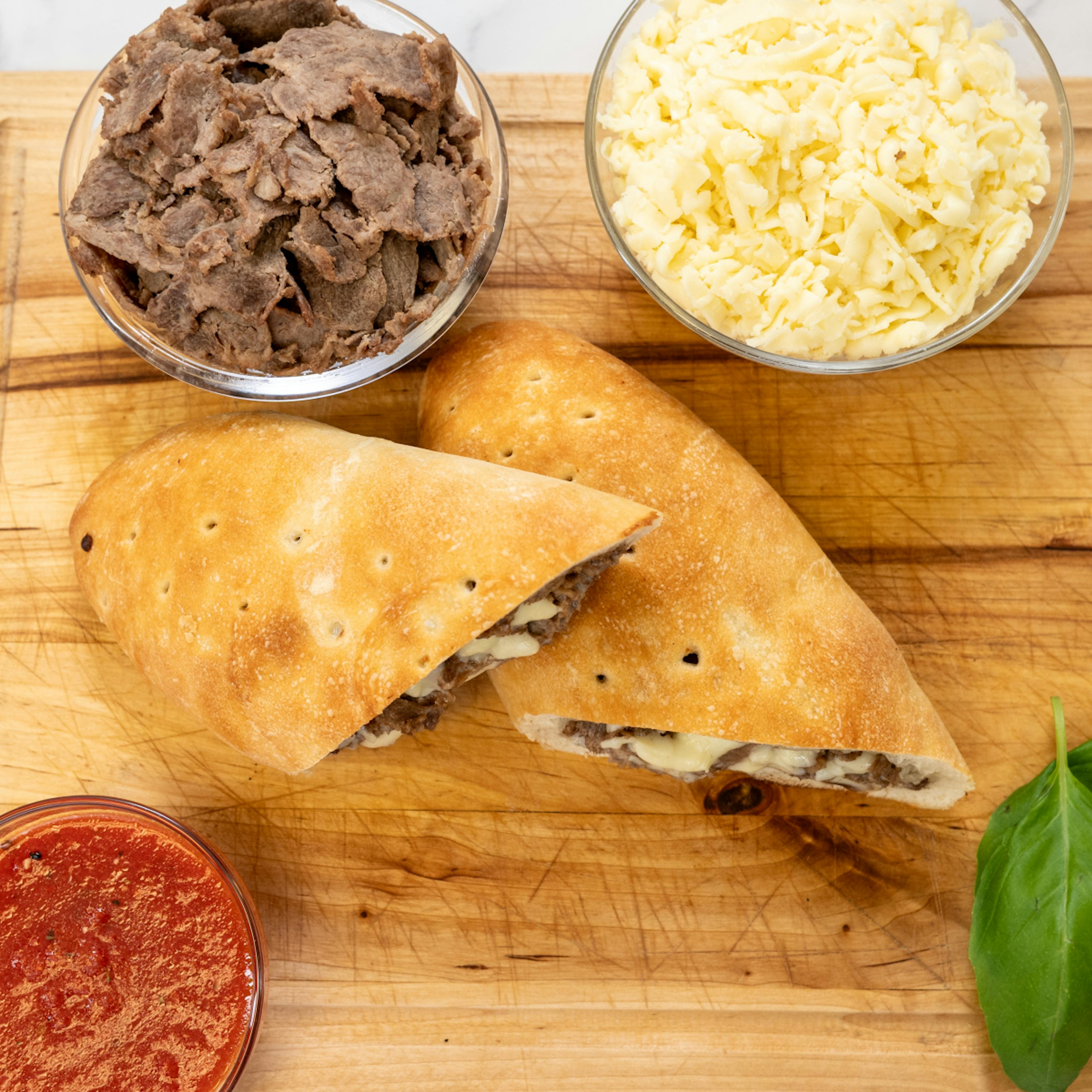 Cheesesteak Specialty Stuffed Bread by Marchiano's Bakery
