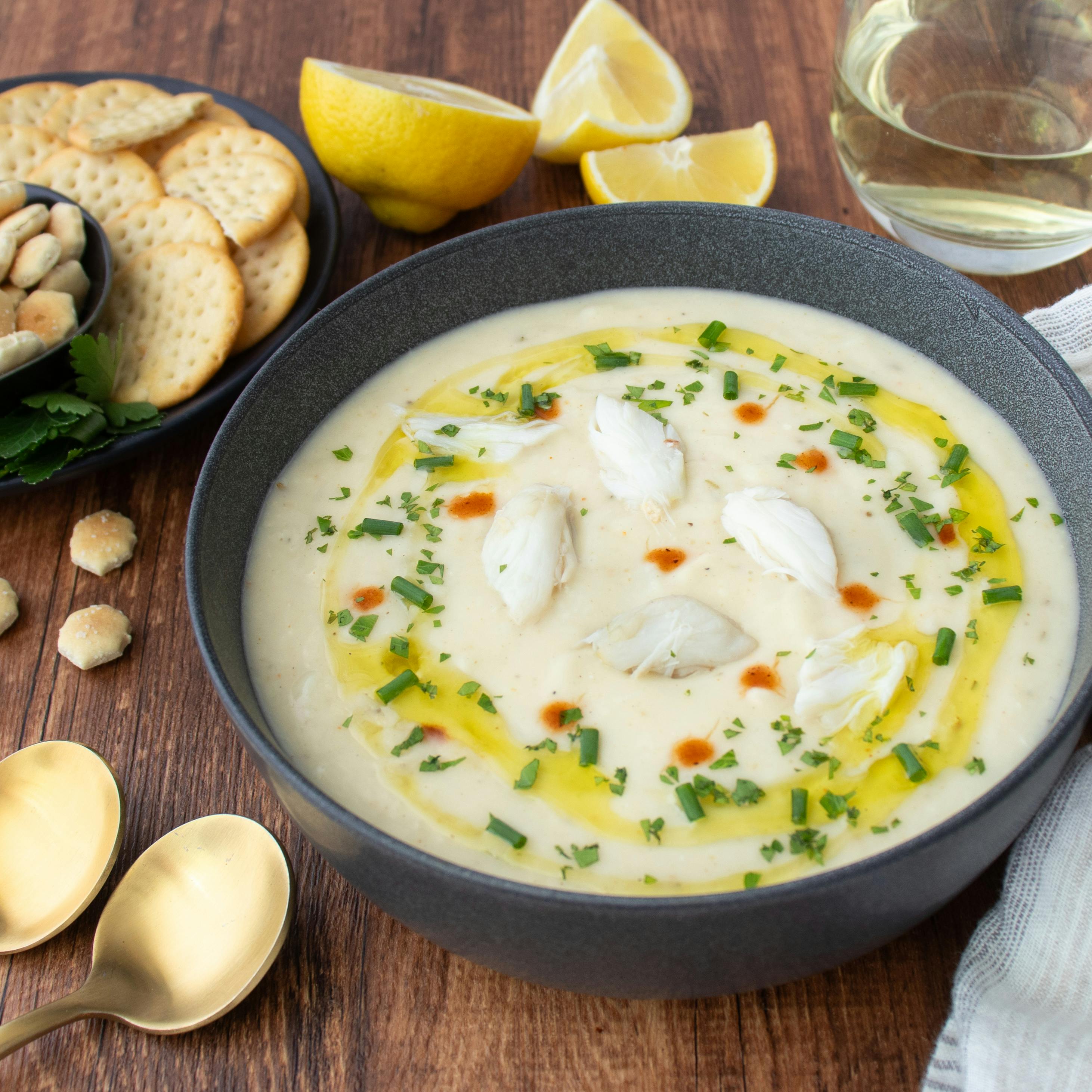 Crabmeat Bisque - 1 Qt. by Cameron's Seafood - Alternate image 3