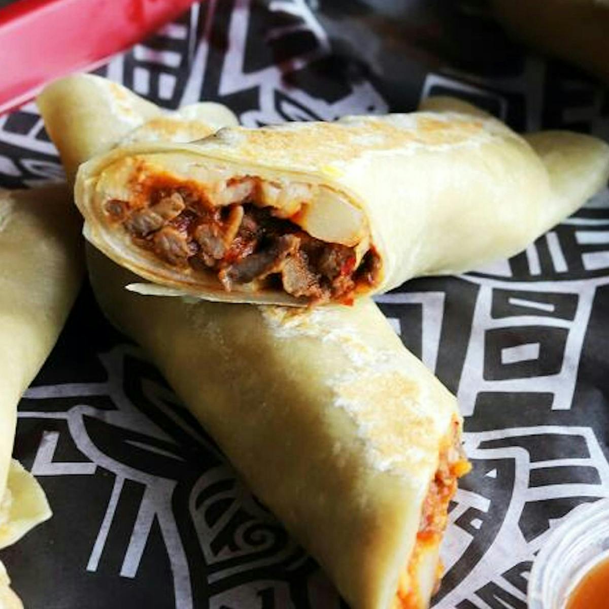 Chile Colorado Burritos - 6 Pack by Los De Juarez Burritos