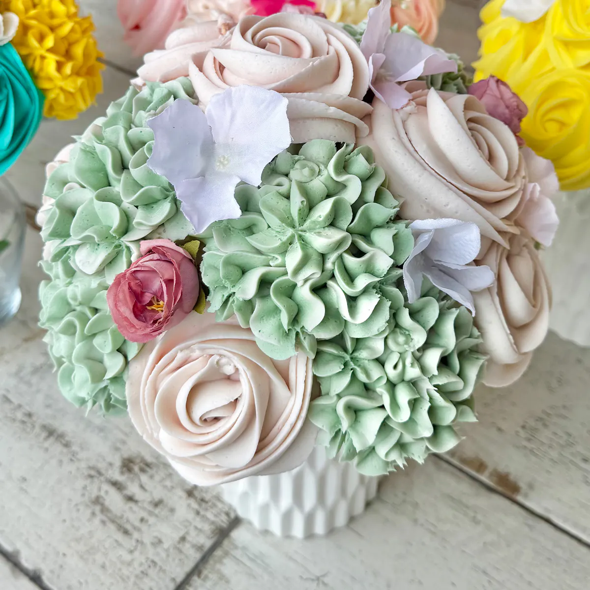 Persian Rose Cupcake Bouquet by Baked Bouquet - Alternate image 1