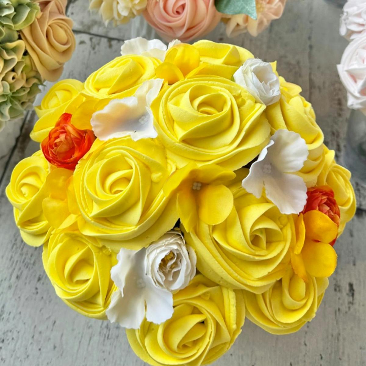 Morning Glow Cupcake Bouquet by Baked Bouquet - Alternate image 1
