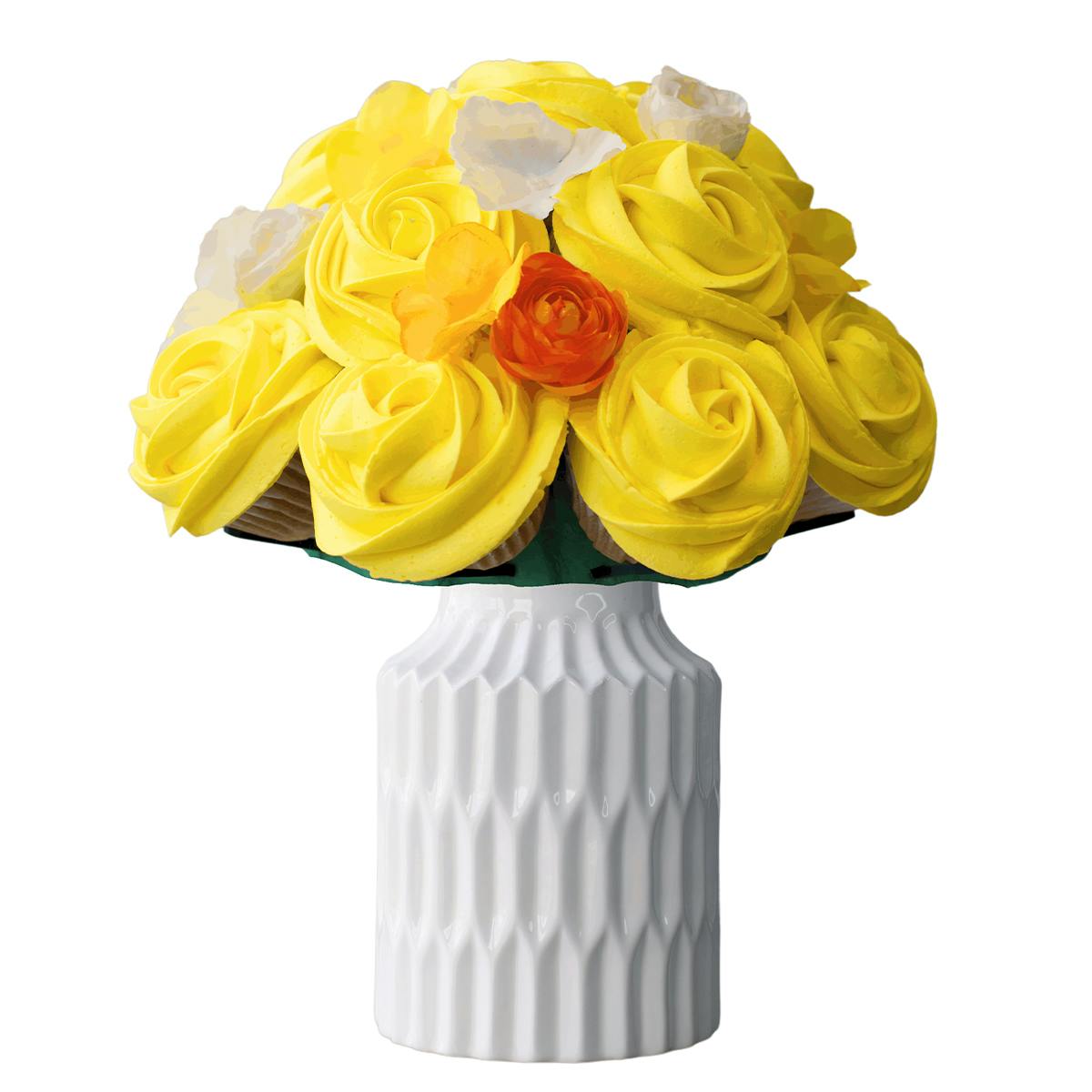 Morning Glow Cupcake Bouquet by Baked Bouquet