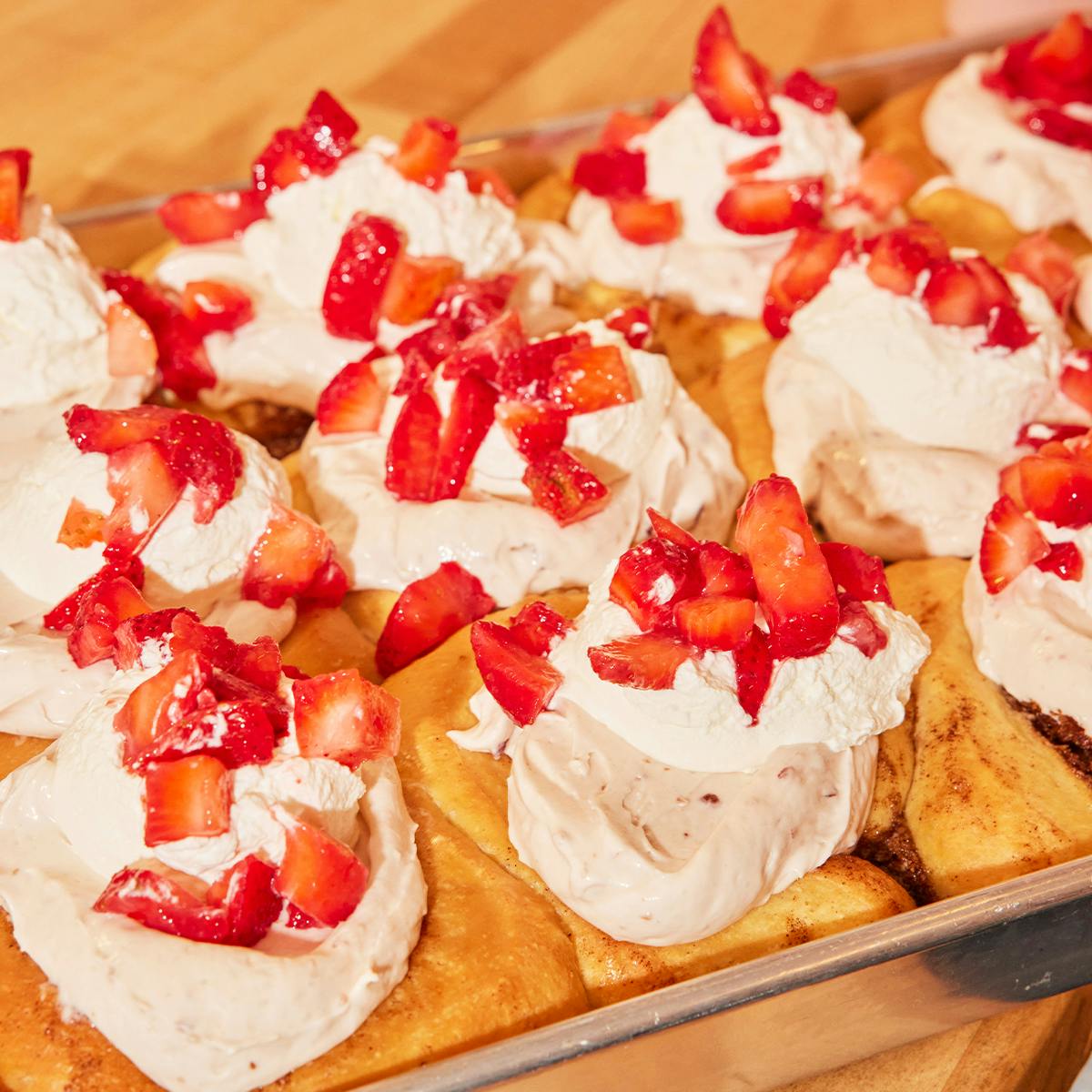 Drop of Sunshine x The Hive Berry Cherry Cinnamon Rolls by The Hive