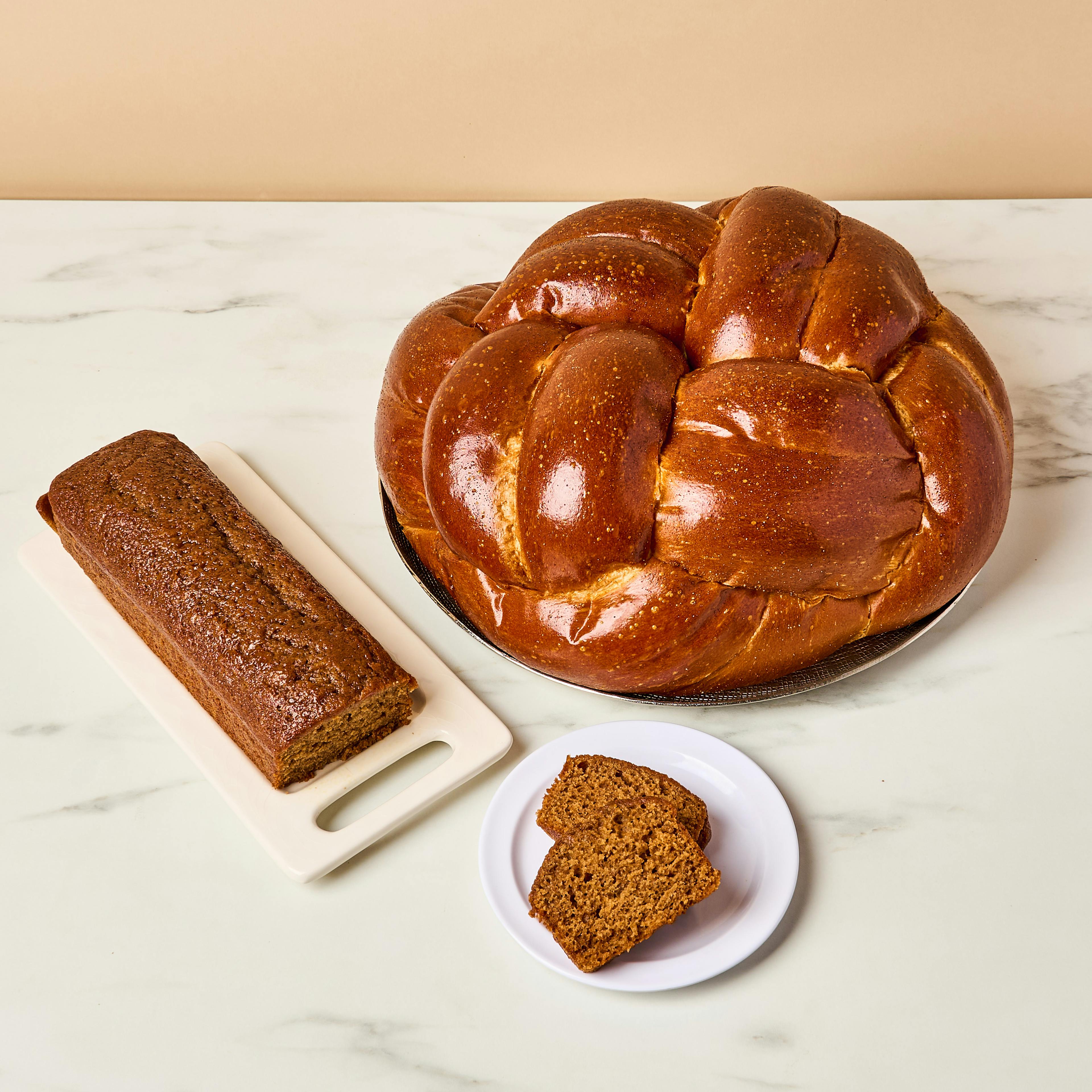 High Holiday Honey Loaf Cake + Round Honey Challah Combo by Liv Breads - Alternate image 2