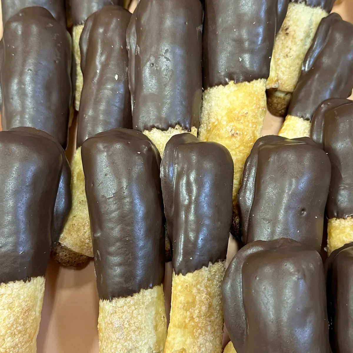 Chocolate Dipped Dutch Letter Strip by Jaarsma Bakery