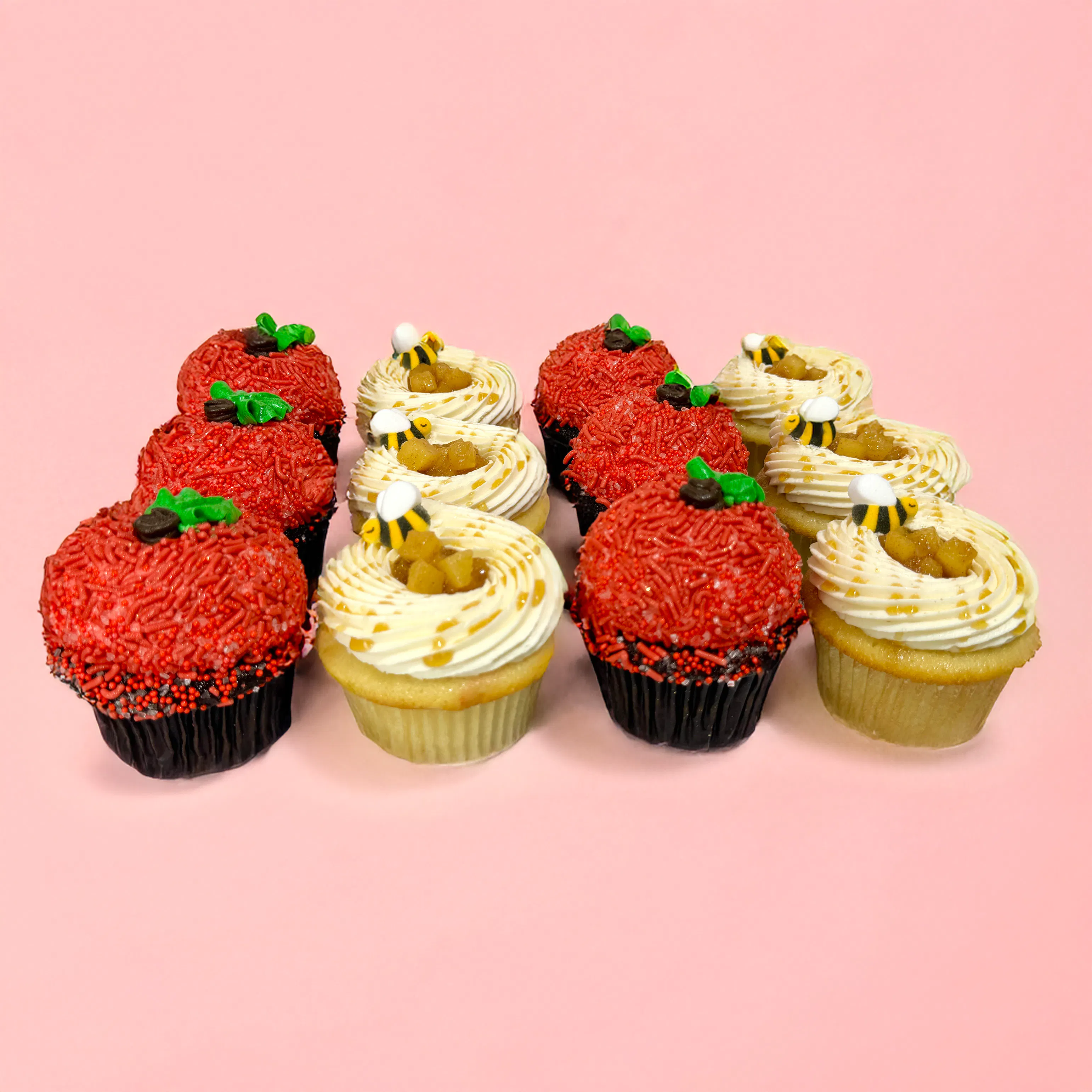 Apples & Honey Cupcakes - 12 Pack by Trophy Cupcakes - Alternate image 1