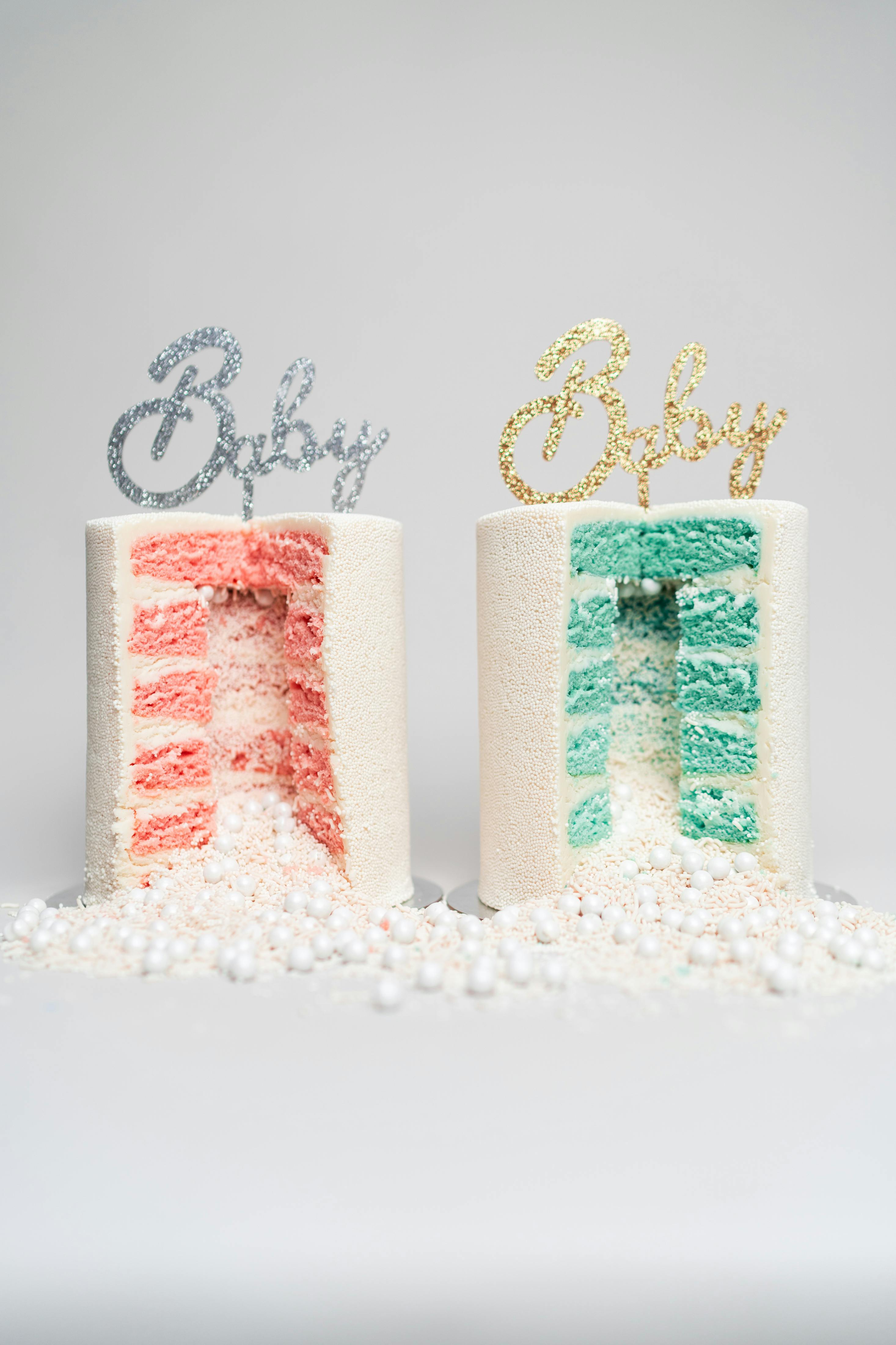 Gender Reveal Explosion® Cake by Flour Shop