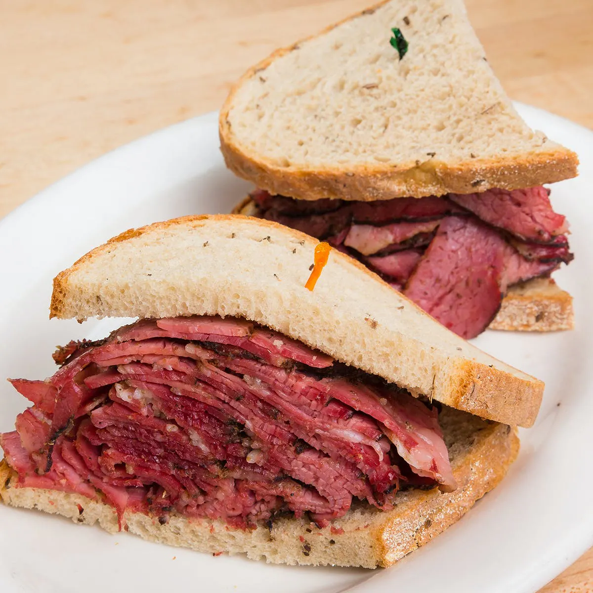 Pastrami Sandwich Kit for 4 + 1lb Pastrami FREE by Sarge's Deli - Alternate image 1