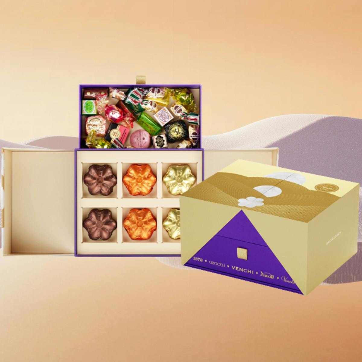Mid-Autumn 2025 Fase Lunare Luxury Double Layer Gift Box by Venchi