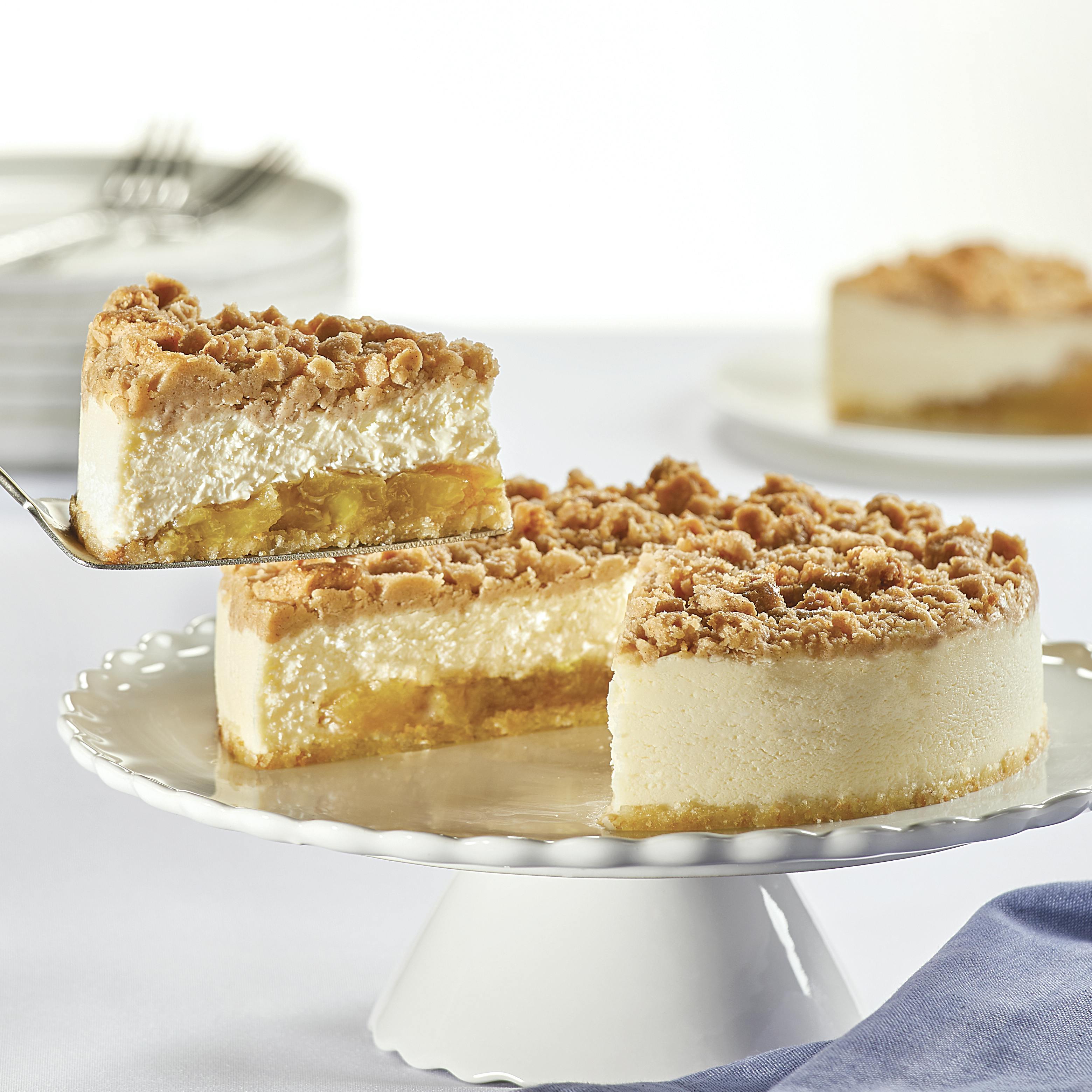 Apple Crumb Cheesecake by Junior's Cheesecake