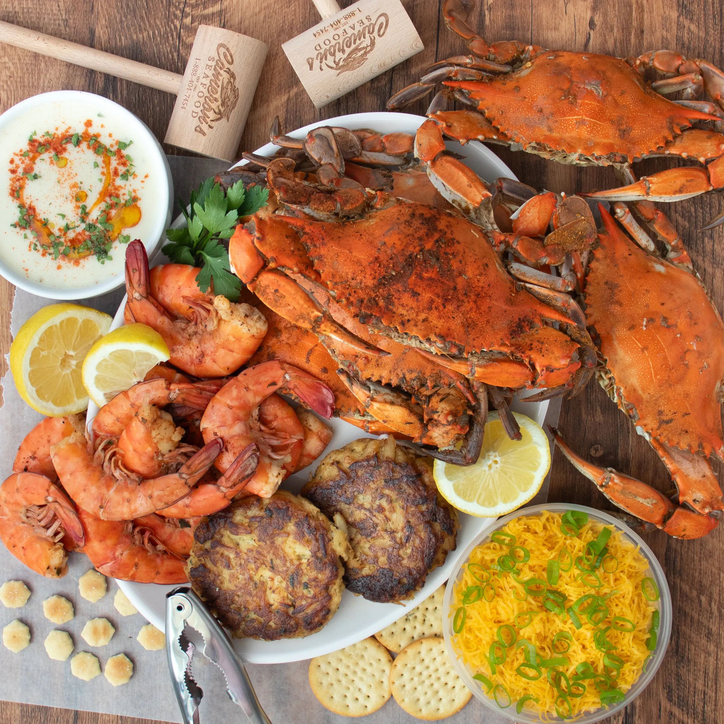 Maryland Seafood Sampler for 6