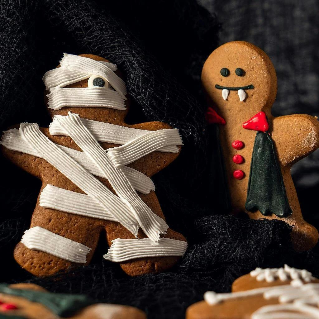 Halloween Decorated Gingerbread Cookies by Dessert Gallery - Alternate image 1