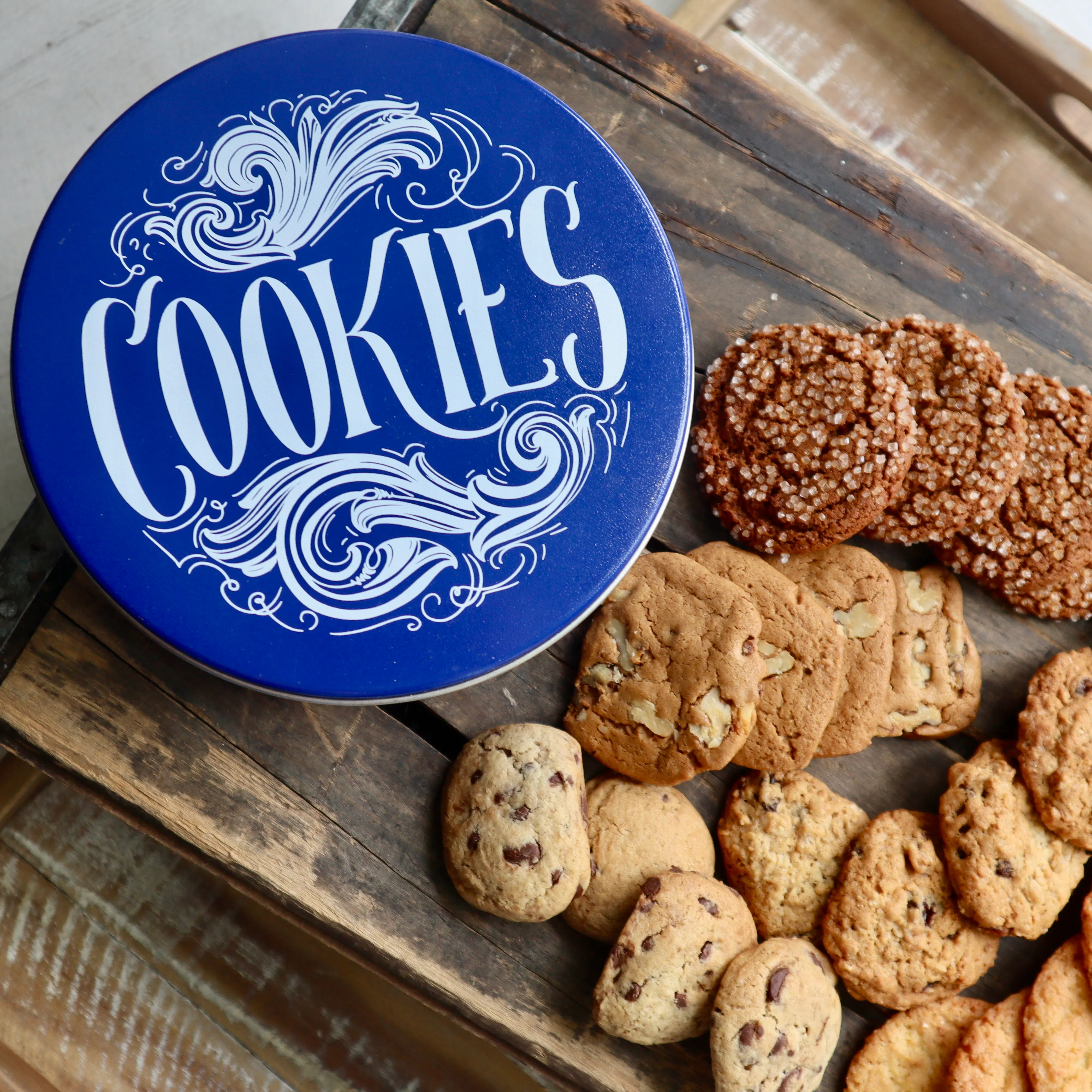 Big Bluegrass Cookie Sampler Gift Tin by Holly Hill